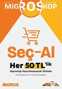 06 Ağustos 2026 tarihinden itibaren geçerli olan Migros kataloğu önizlemesi