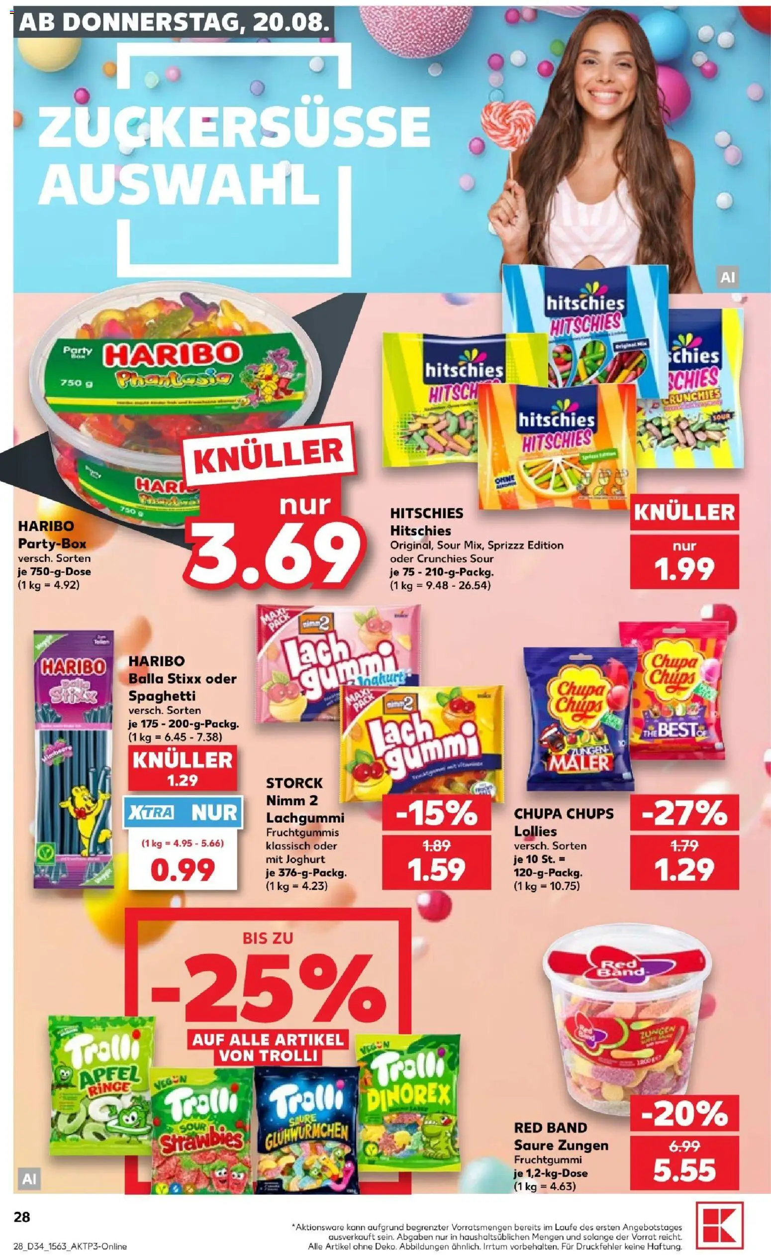 Kaufland Prospekt Hamburg – gültig ab 20.08.2026 | Seite: 30 | Produkte: Haribo, Joghurt, Äpfel, Chips