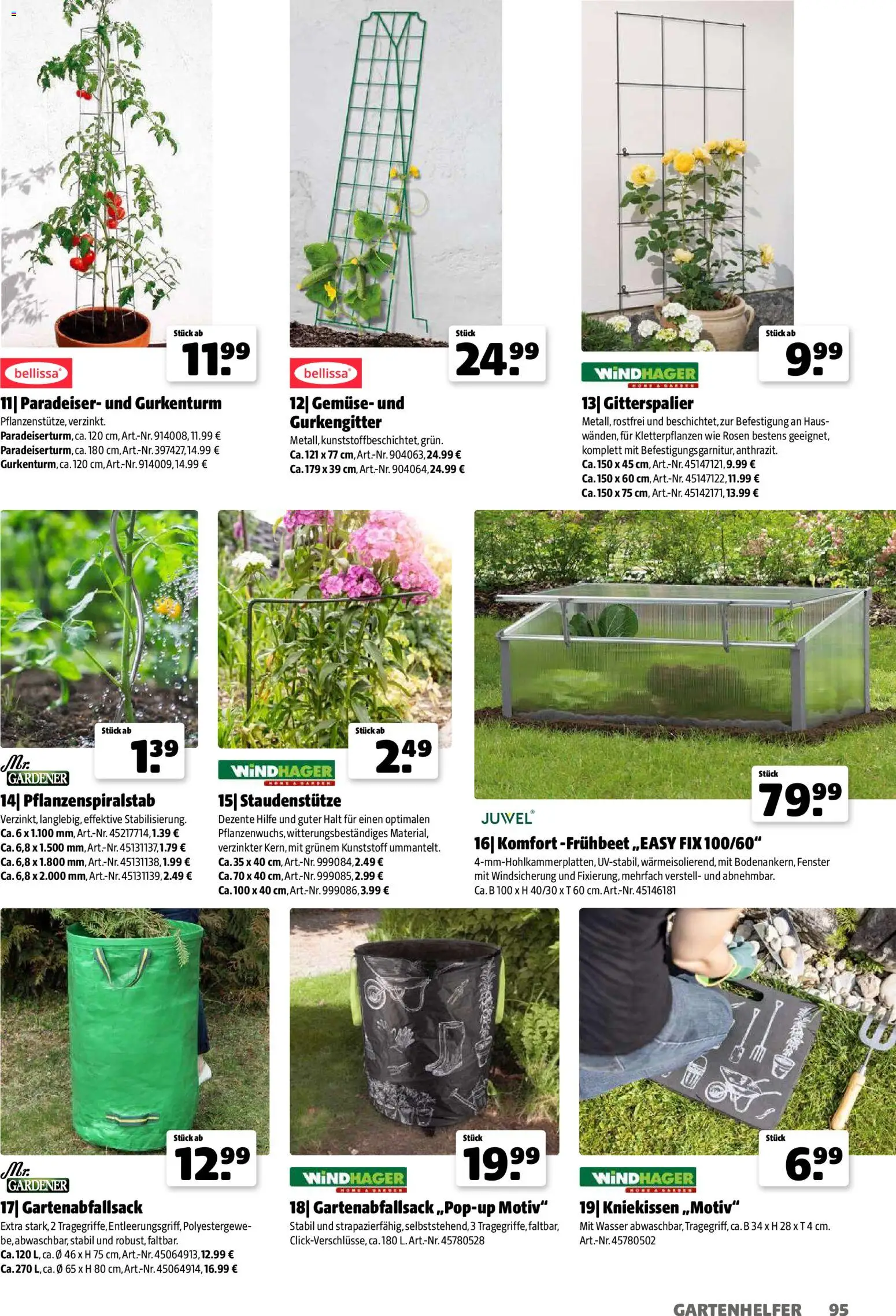 Hagebau Gartenjahr gültig ab 13.03.2026 | Seite: 95 | Produkte: Wasser, Gemüse