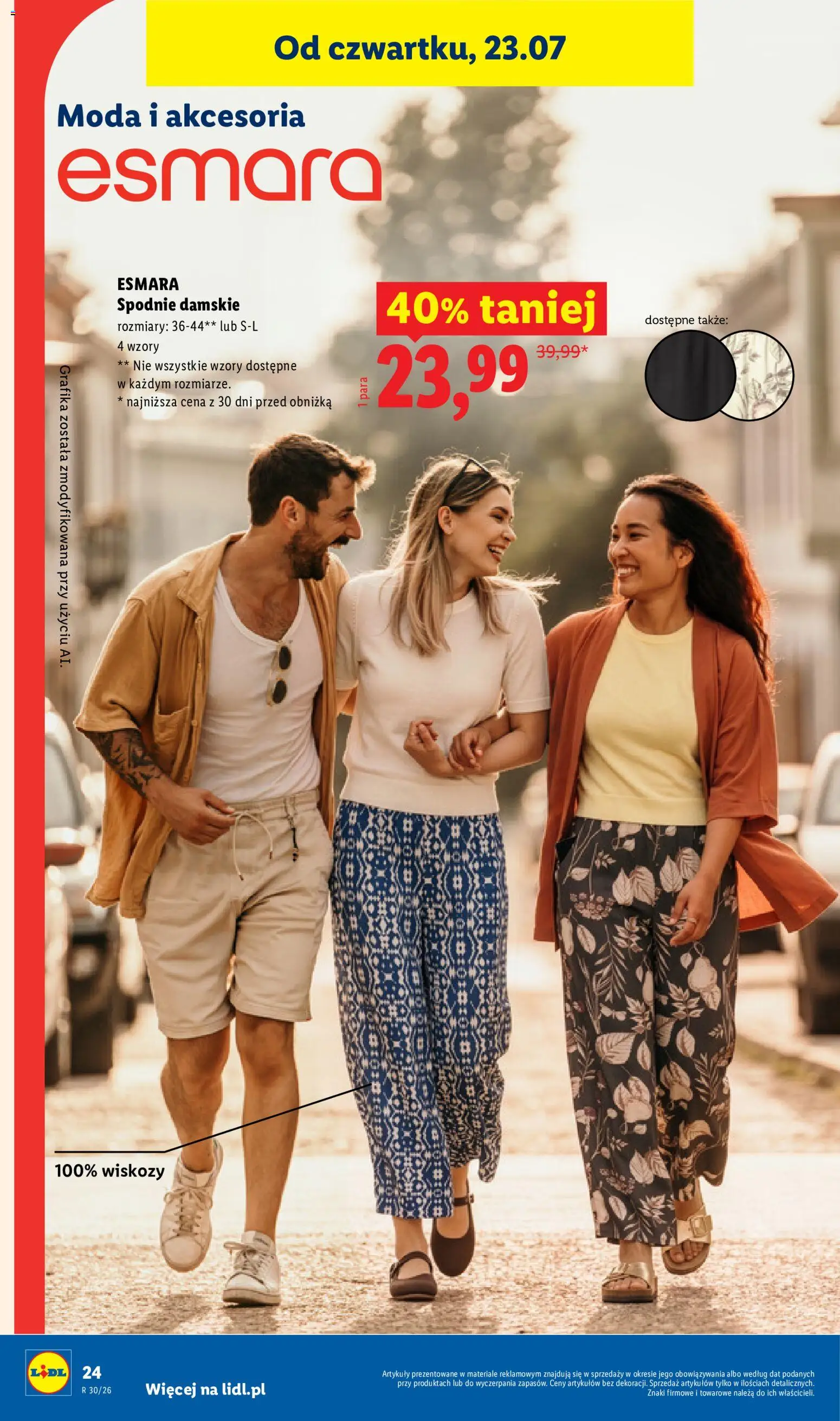 Lidl Katalog od 20.07.2026 | Strona: 32 | Produkty: Spodnie