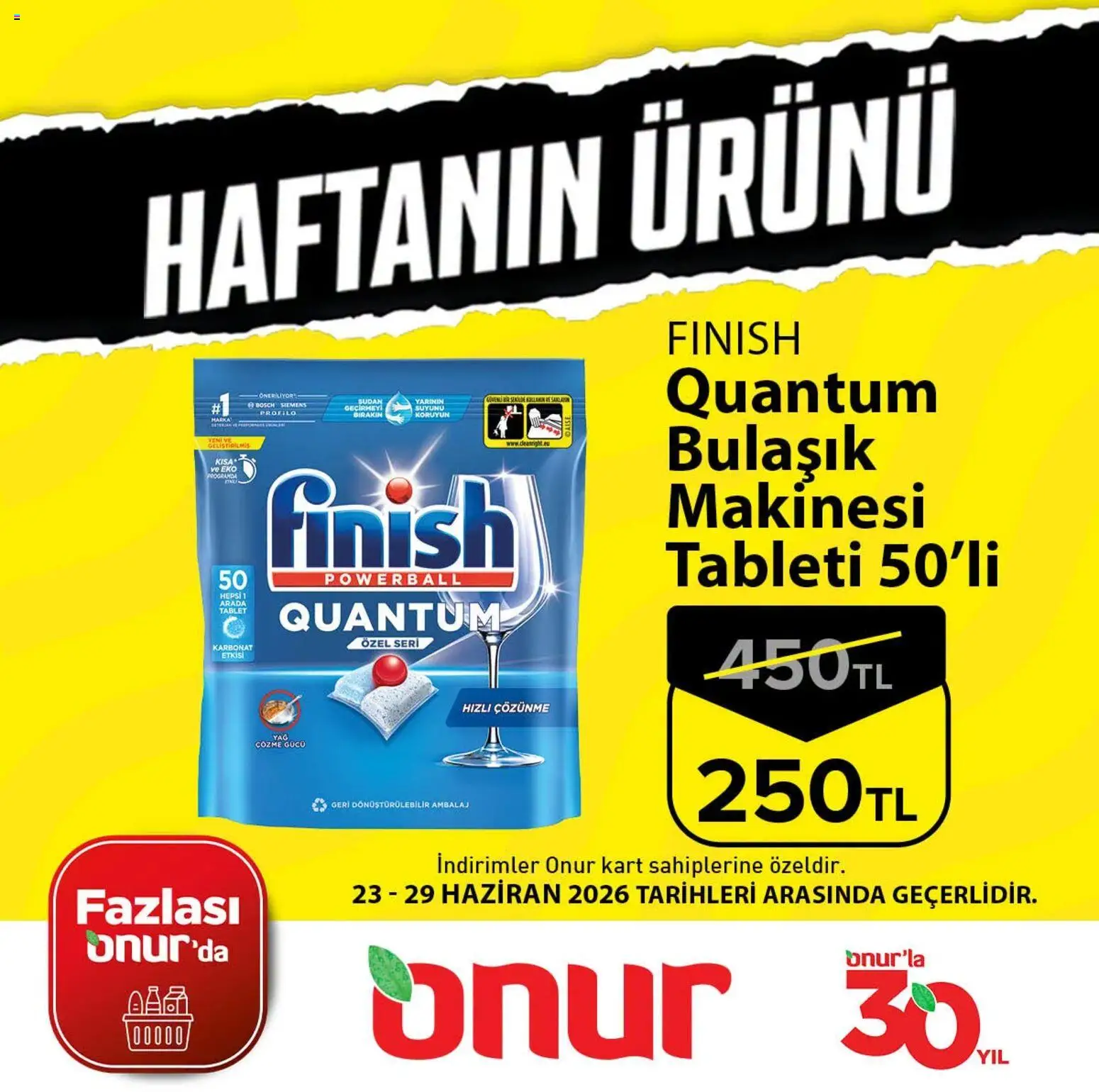Onur Market - Haftanın Ürünü - 23 Haziran 2026 tarihinden itibaren geçerlidir | Sayfa: 1