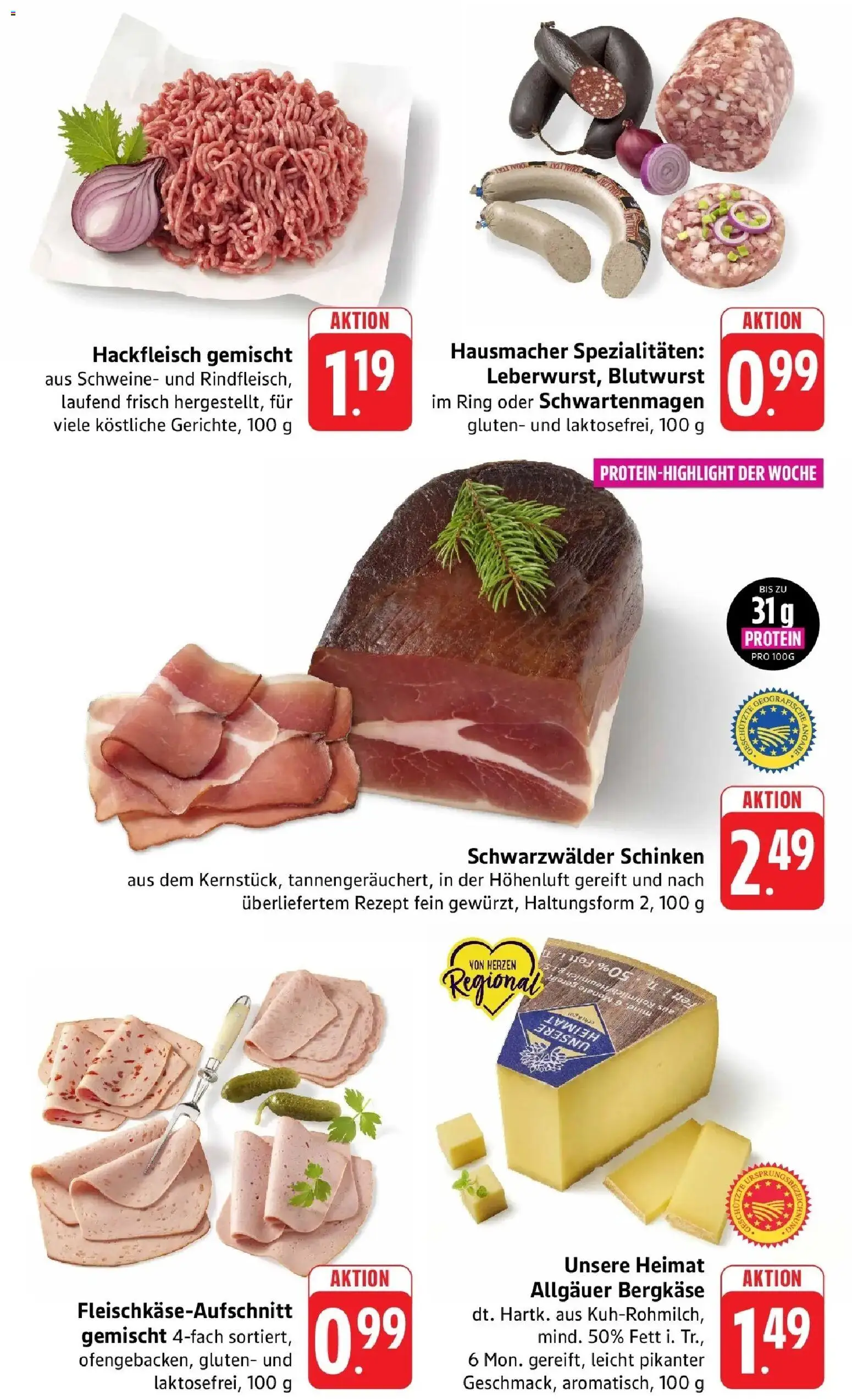 nah & gut Prospekt Offenburg-Zunsweier – gültig ab 07.09.2026 | Seite: 3 | Produkte: Spezialitäten, Schinken, Hackfleisch