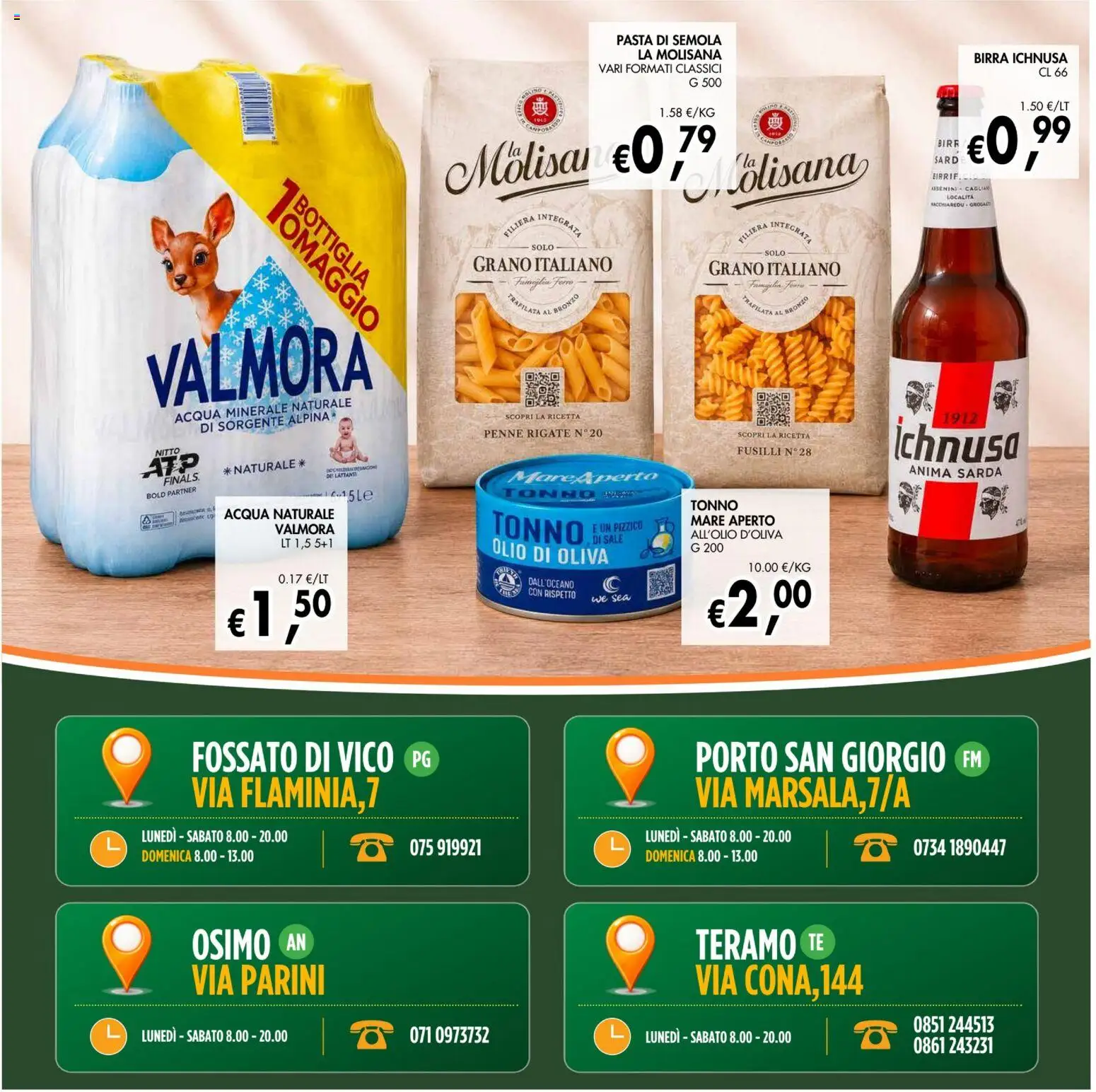 Volantino Coal del 02/07/2026 | Pagina: 28 | Prodotti: Acqua naturale, Acqua minerale, Penne, Bottiglia