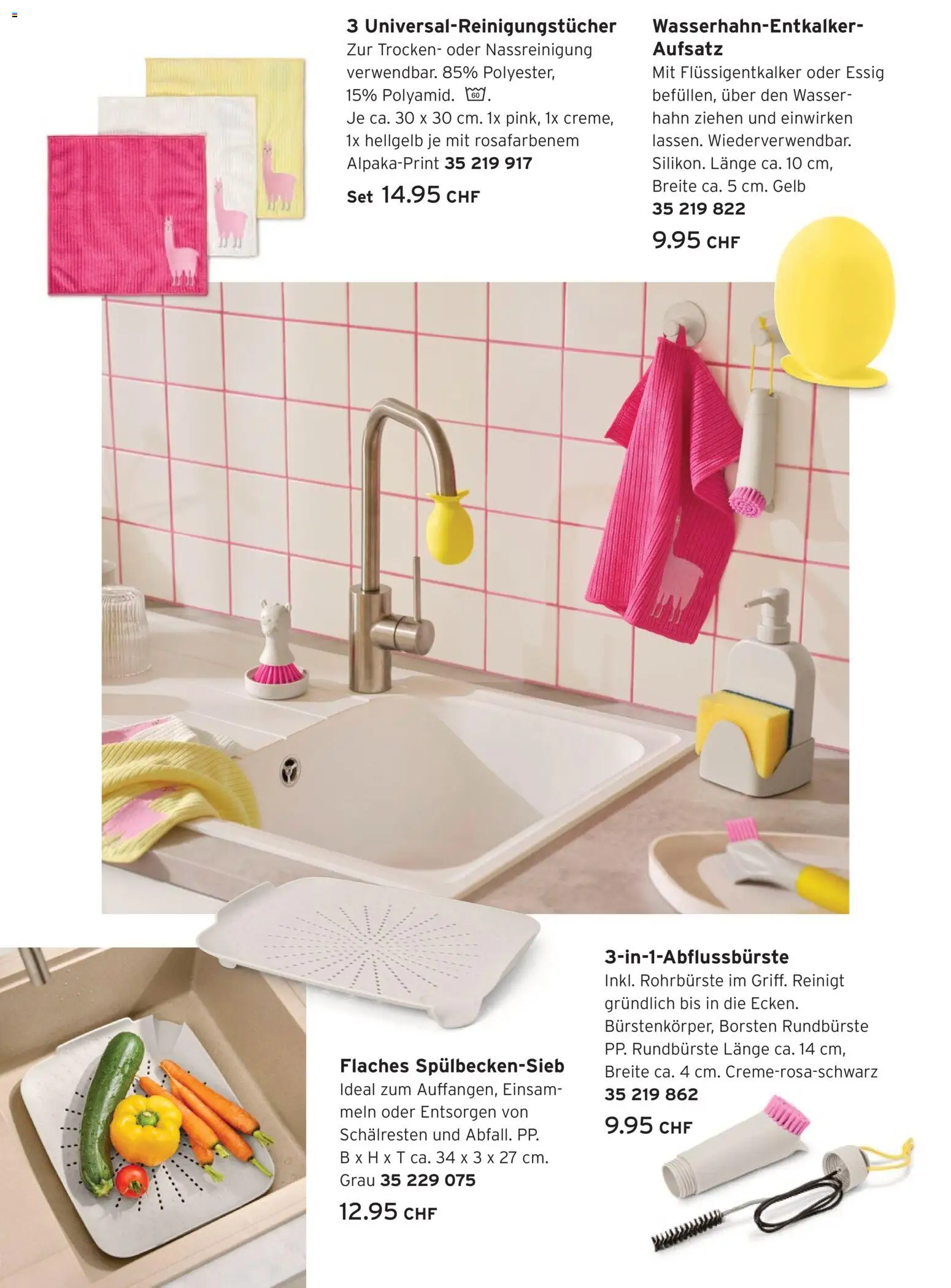 Tchibo aktionen Alpaka cleaning collection – gültig ab 04.08.2026 | Seite: 6 | Produkte: Essig, Wasser