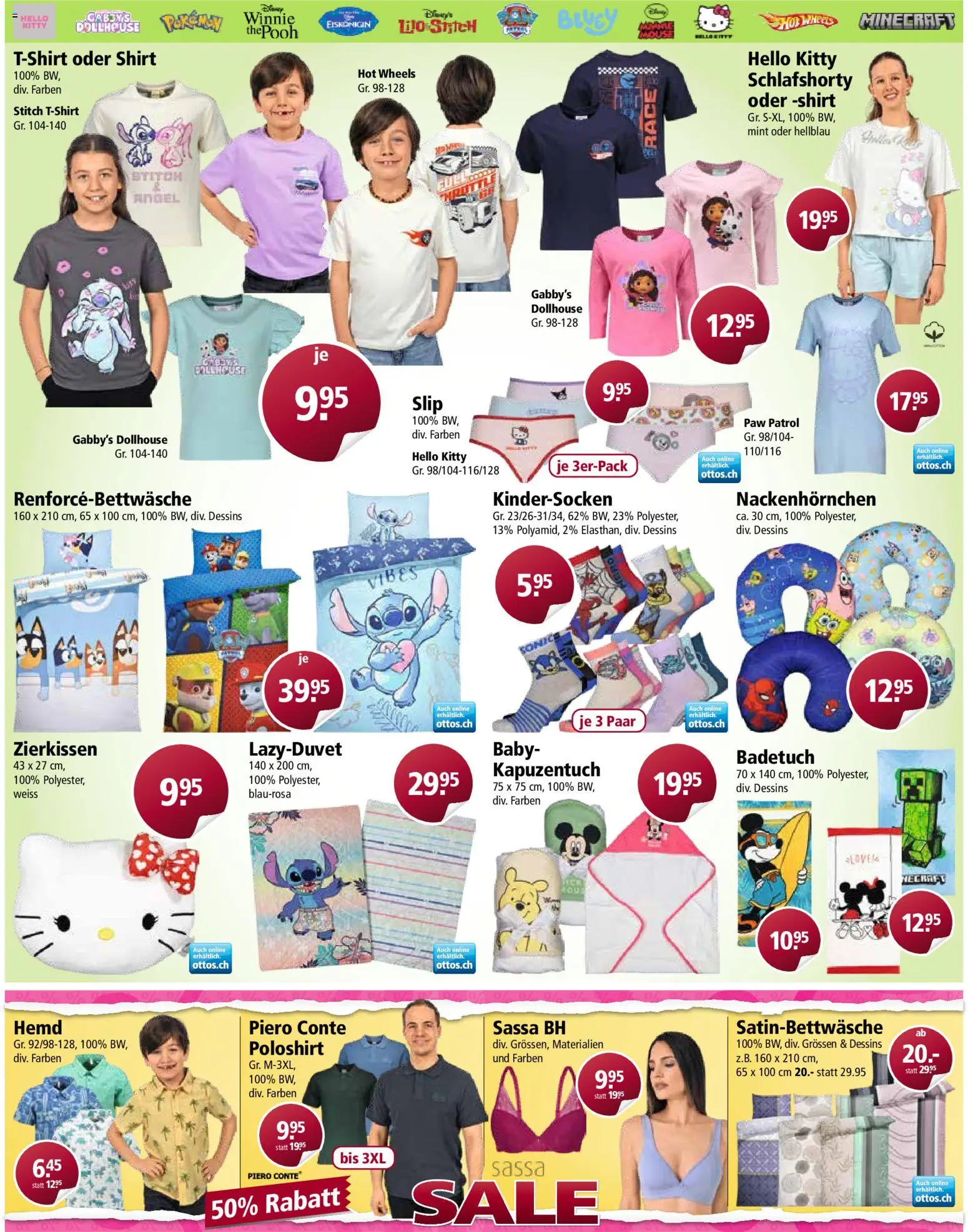 Otto's aktionen – gültig ab 04.08.2026 | Seite: 8 | Produkte: Poloshirt, Bh, Slip, Shirt