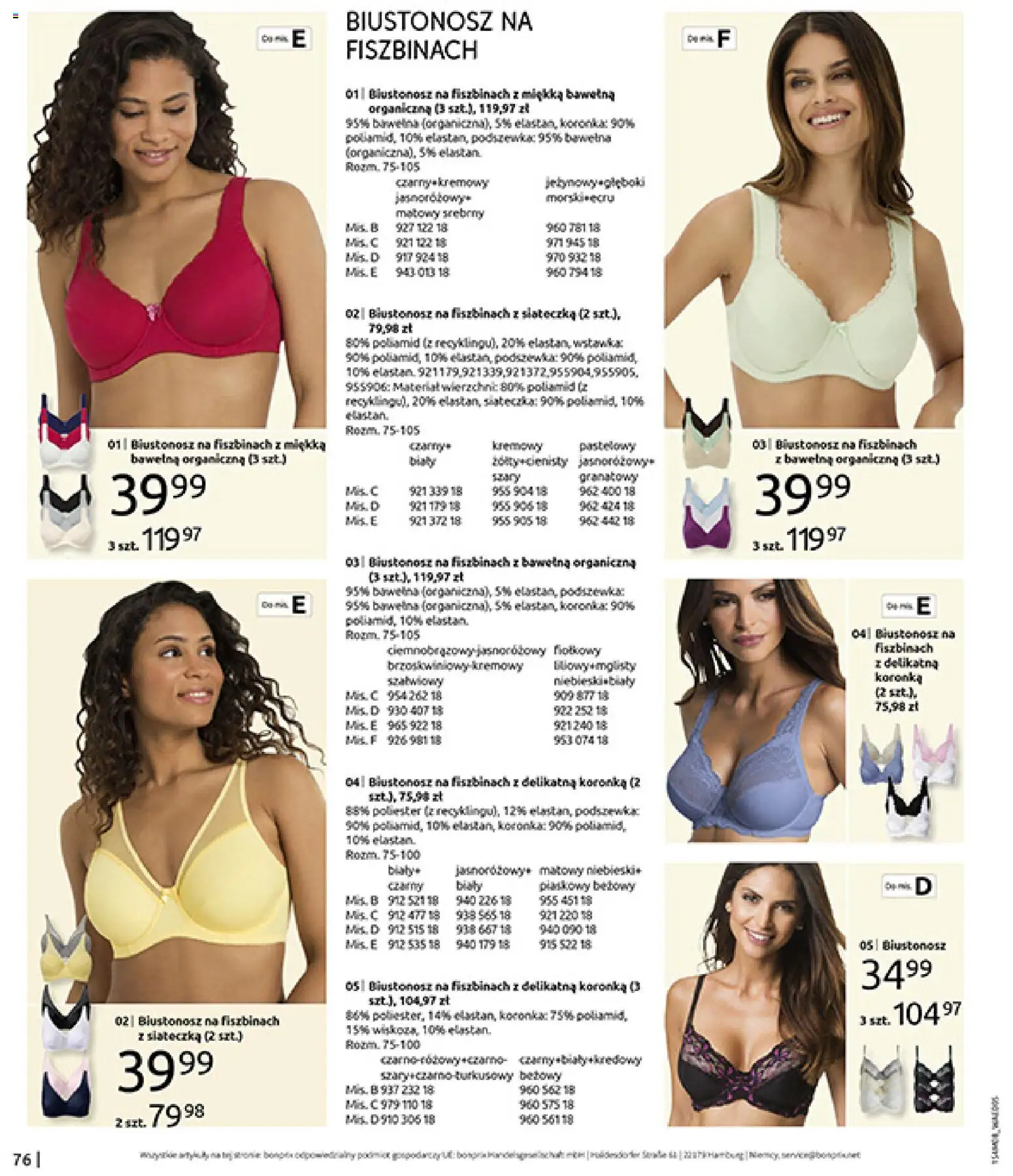 BonPrix Katalog od 10.08.2026 | Strona: 78 | Produkty: Biustonosz