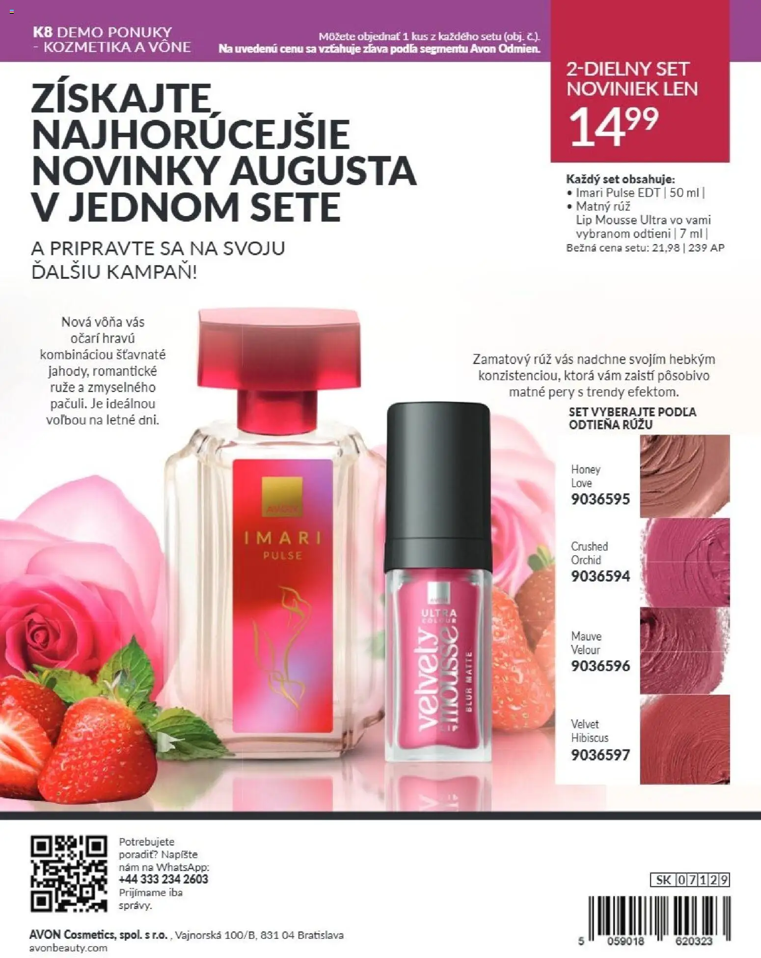 Nové Avon akcie – leták je platný od 01.07.2026 | Strana: 48 | Produkty: Ruže