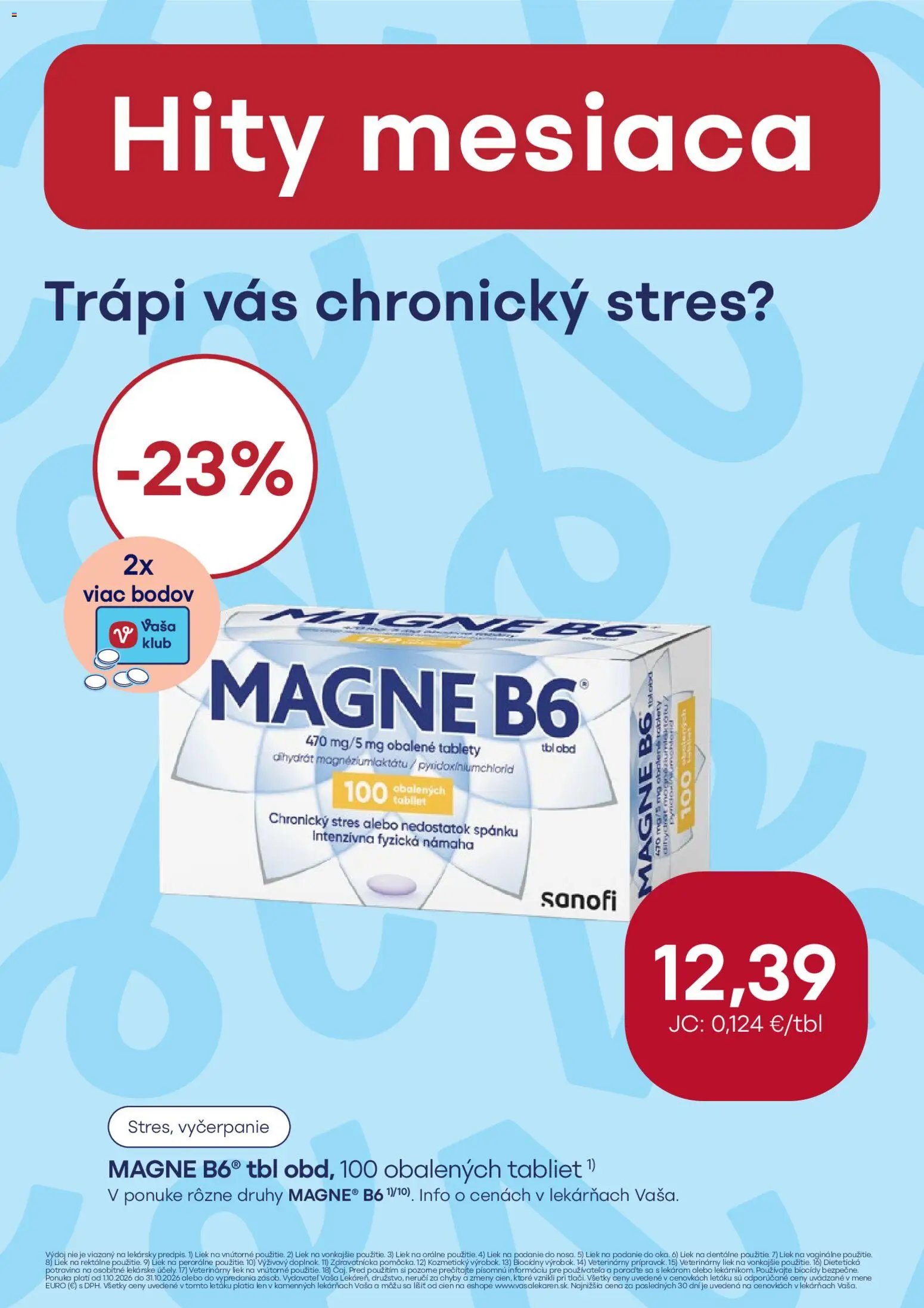 Nové Vaša lekáreň akcie – leták je platný od 01.10.2026 | Strana: 21