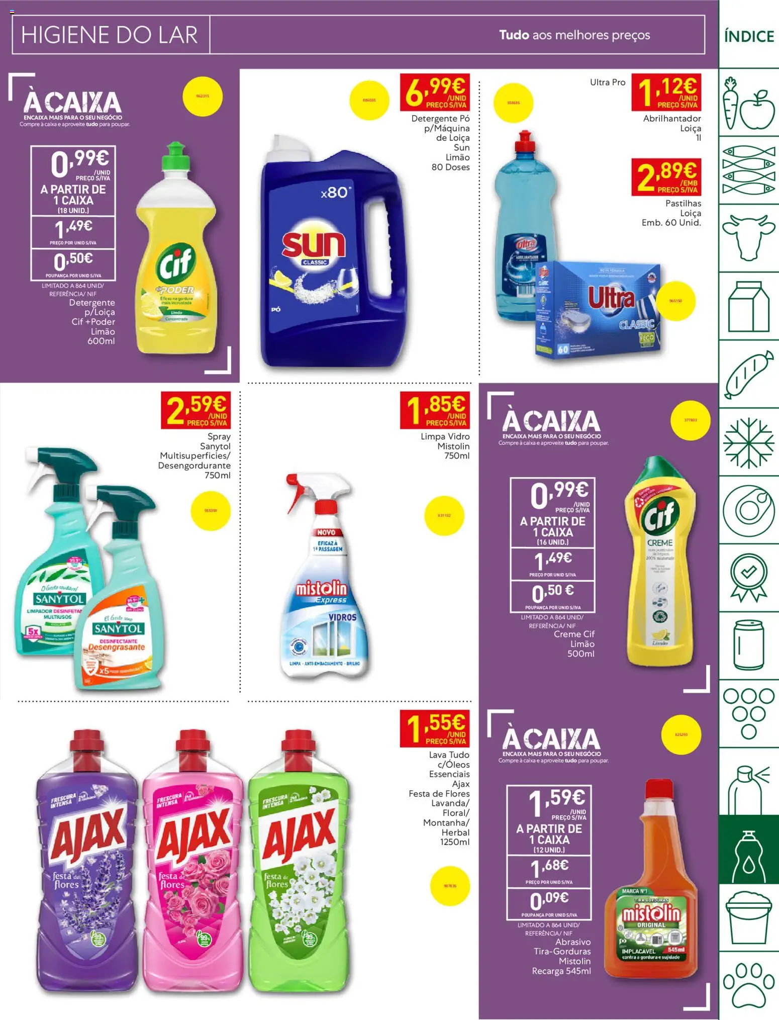 Recheio folheto Madeira │ válido de 14/07/2026 | Página: 35 | Produtos: Pó, Abrilhantador, Detergente, Creme