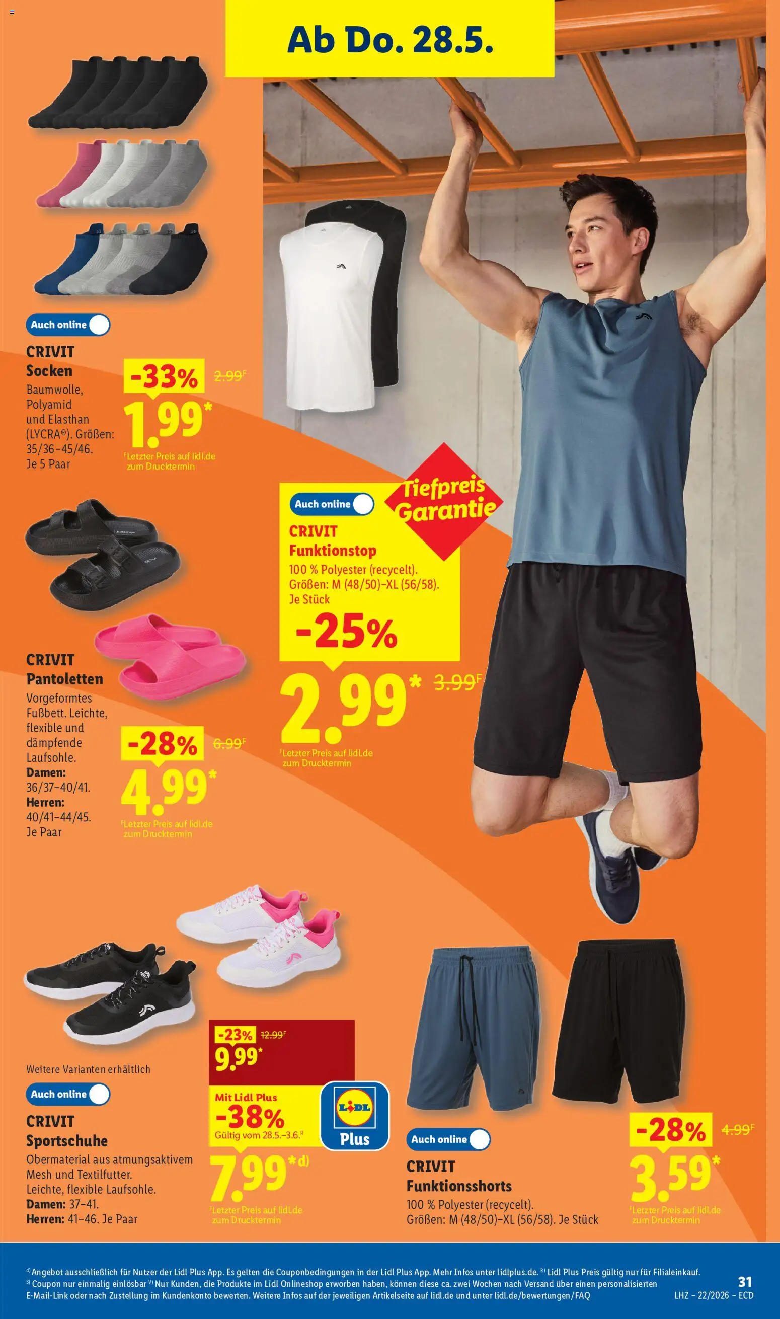 Lidl Prospekt – gültig ab 26.05.2026 | Seite: 31 | Produkte: Socken