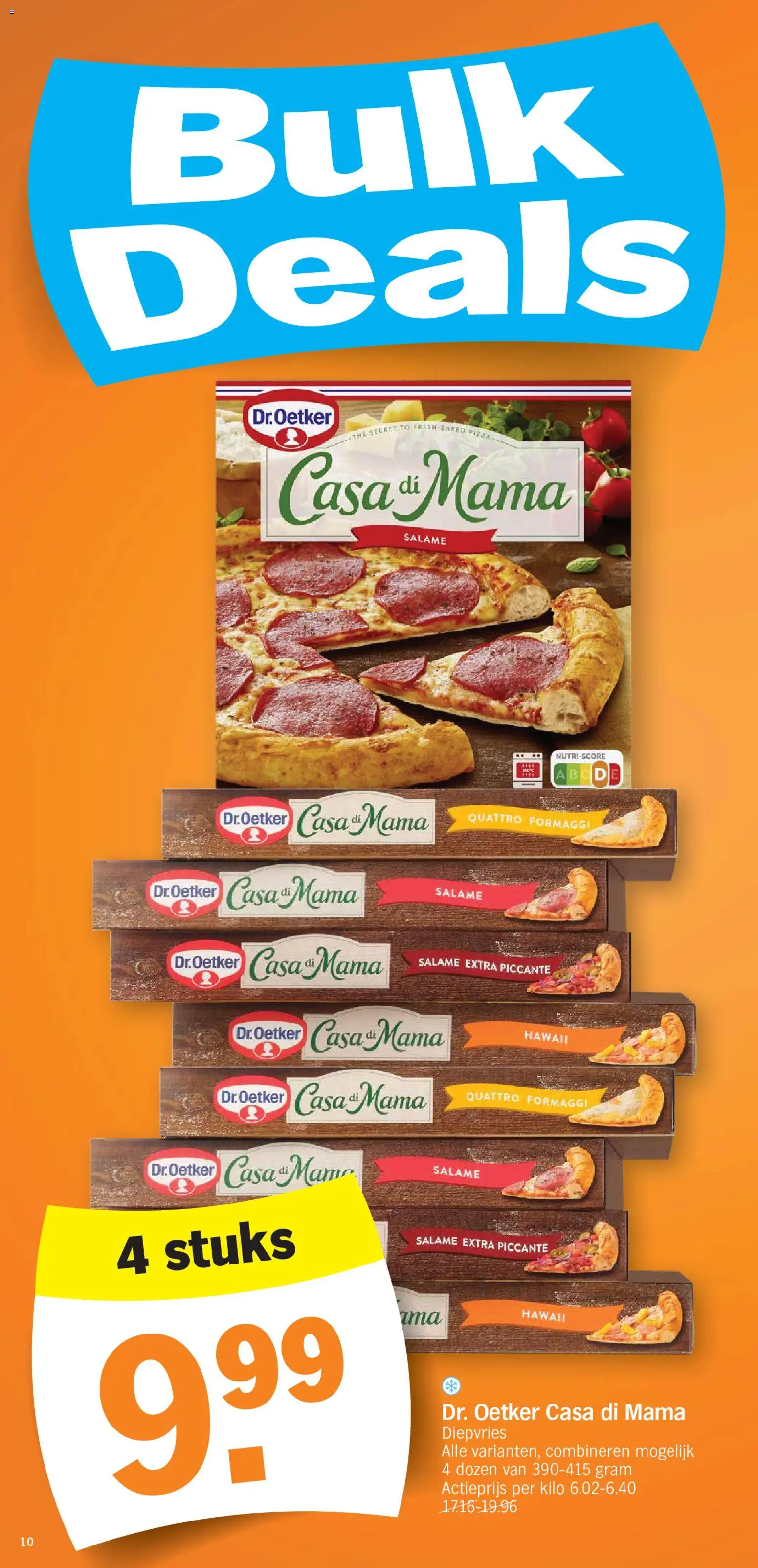 {H1} | Pagina: 10 | Producten: Pizza