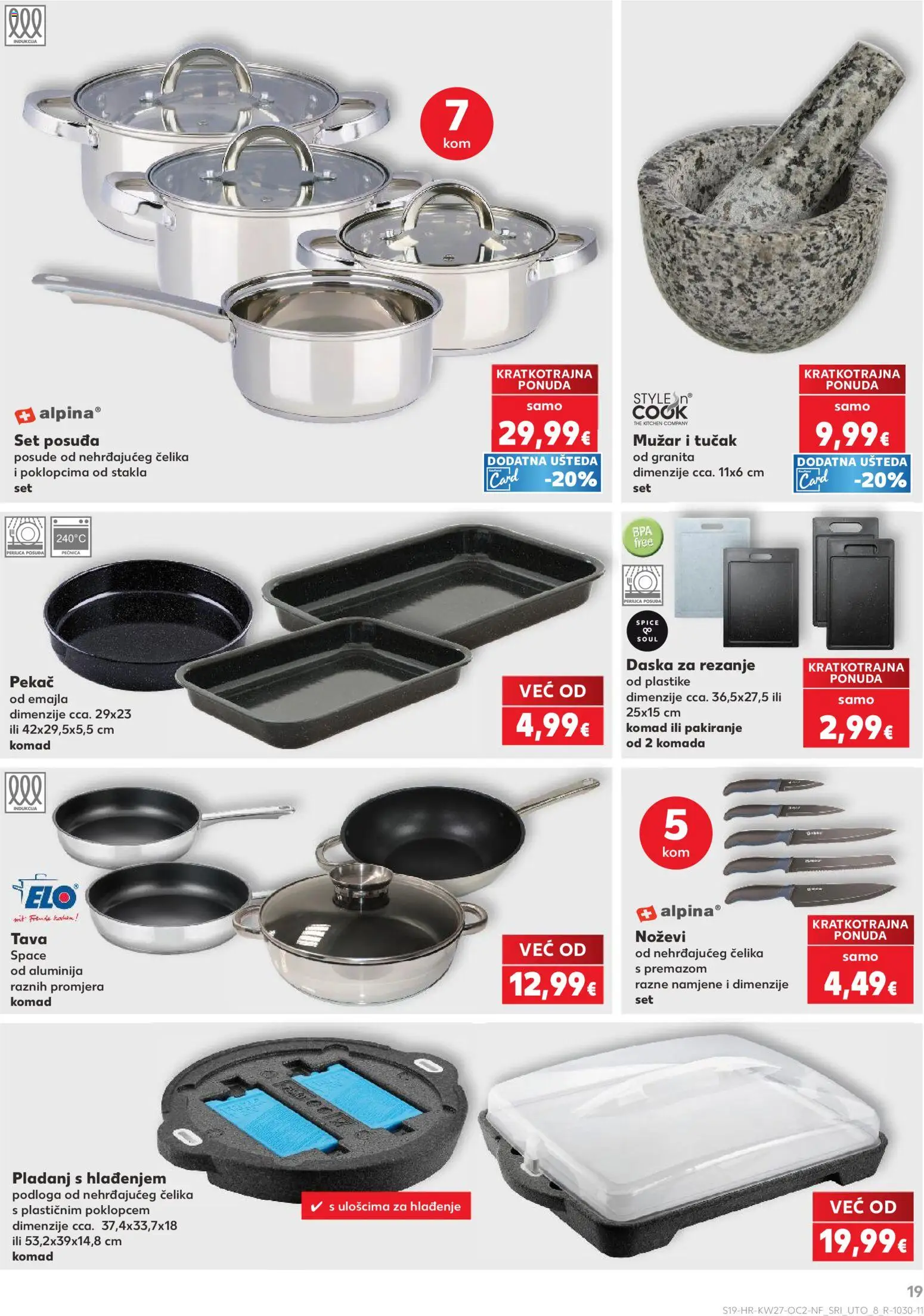 Kaufland katalog | vrijedi od 01.07.2026 | Stranica: 19 | Proizvodi: Pan, Tava, Pladanj, Pećnica