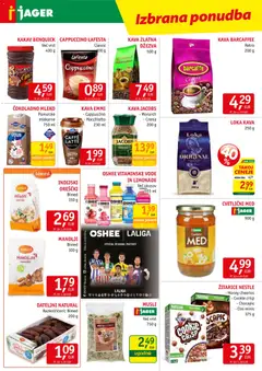 Jager katalog akcije – veljaven od 16.09.2026 | Stran: 10 | Izdelki: Med, Indijski oreščki, Mleko, Kava