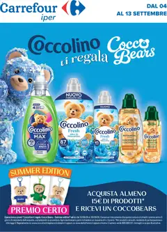 Anteprima del volantino Carrefour volantino Iper Coccolino valido a partire dal 04/09/2026