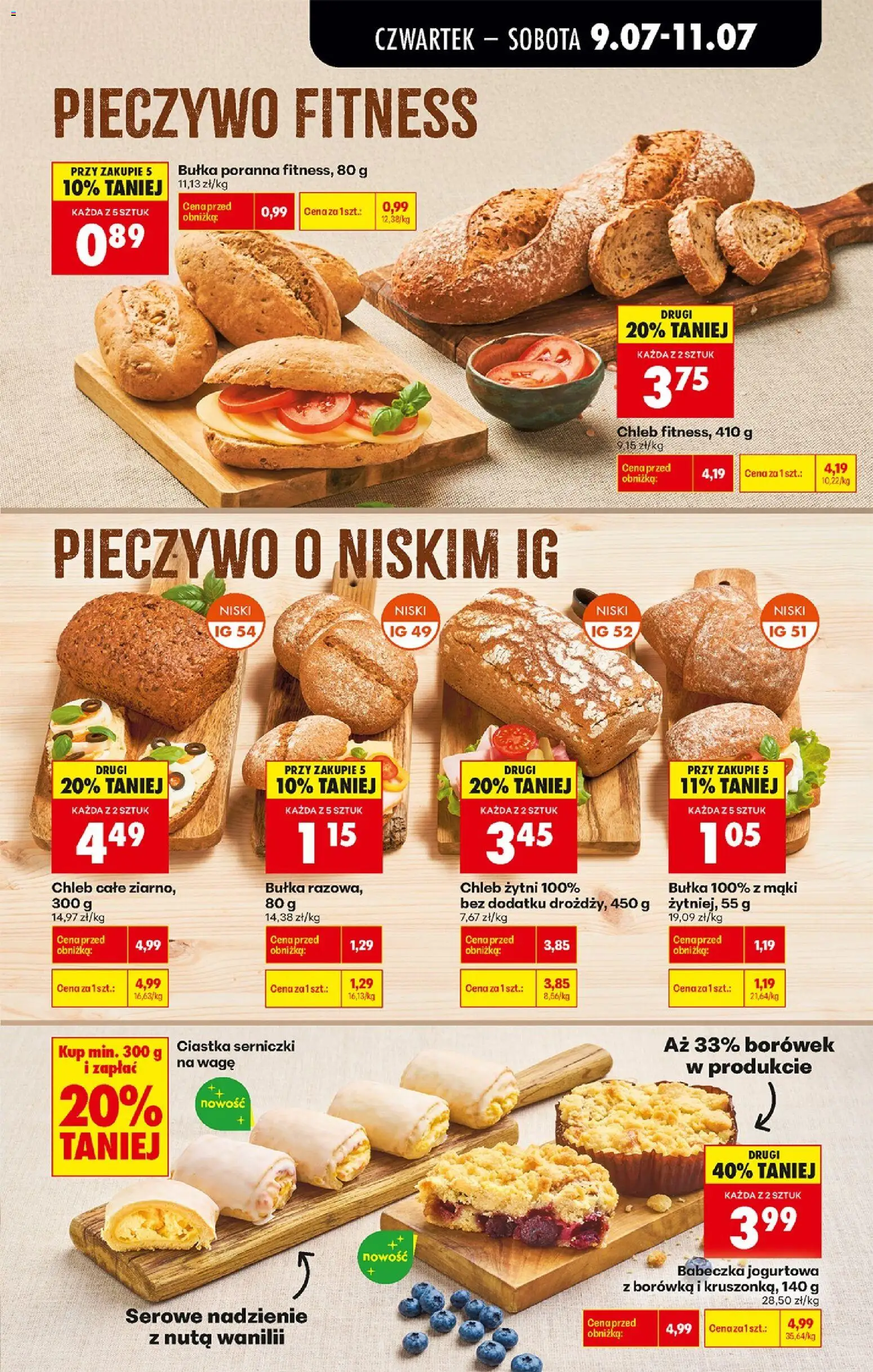 Biedronka Polsko leták - Codziennie niskie ceny od 09.07.2026 | Strana: 33 | Produkty: Chléb
