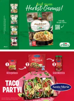 Billa AT Frisch Gekocht Magazin - amely érvényes a következő dátumtól: 2026.11.01. | Oldal: 26 | Termékek: Tortilla, Taco
