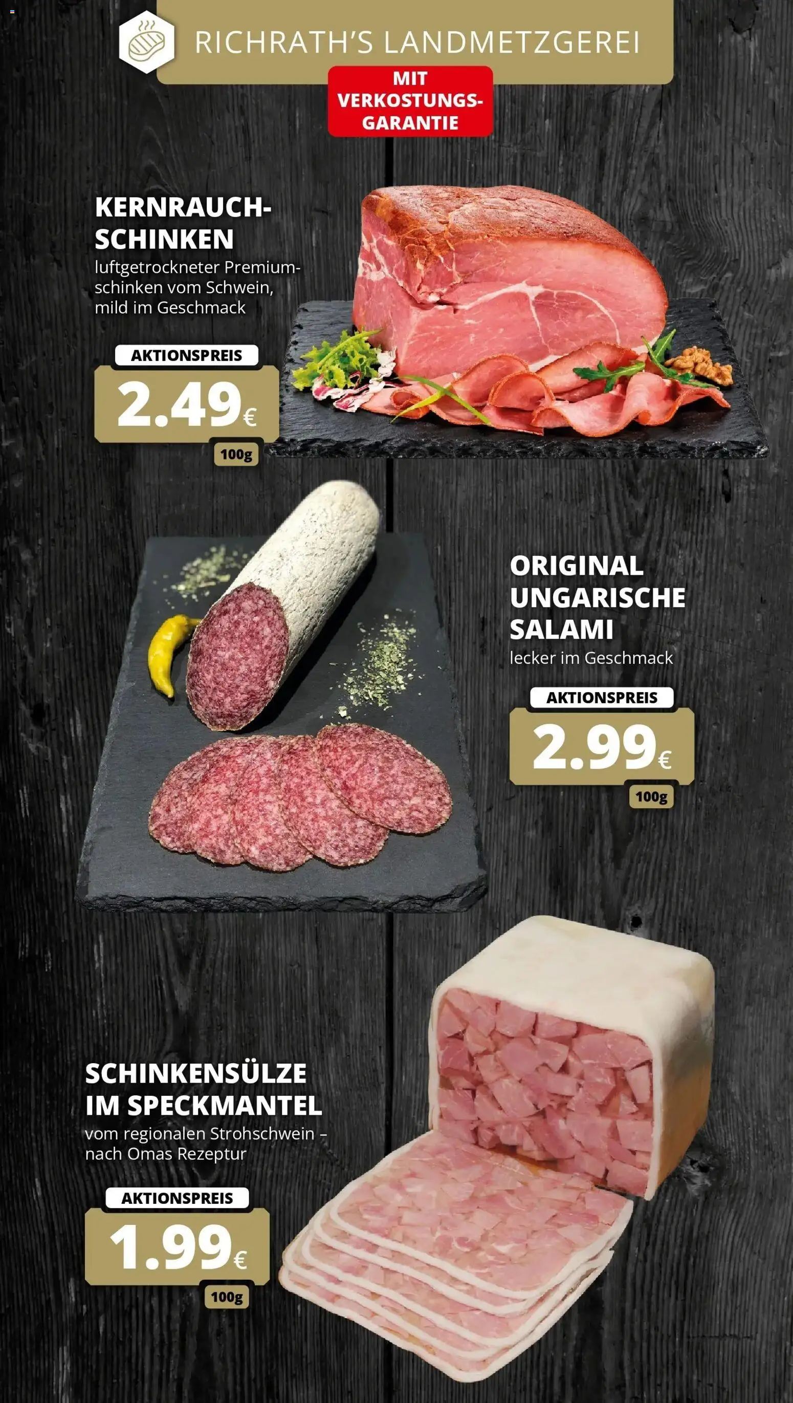 REWE Prospekt ab 12.10.2026 zum Blättern » Angebote | Seite: 11 | Produkte: Salami, Schinken