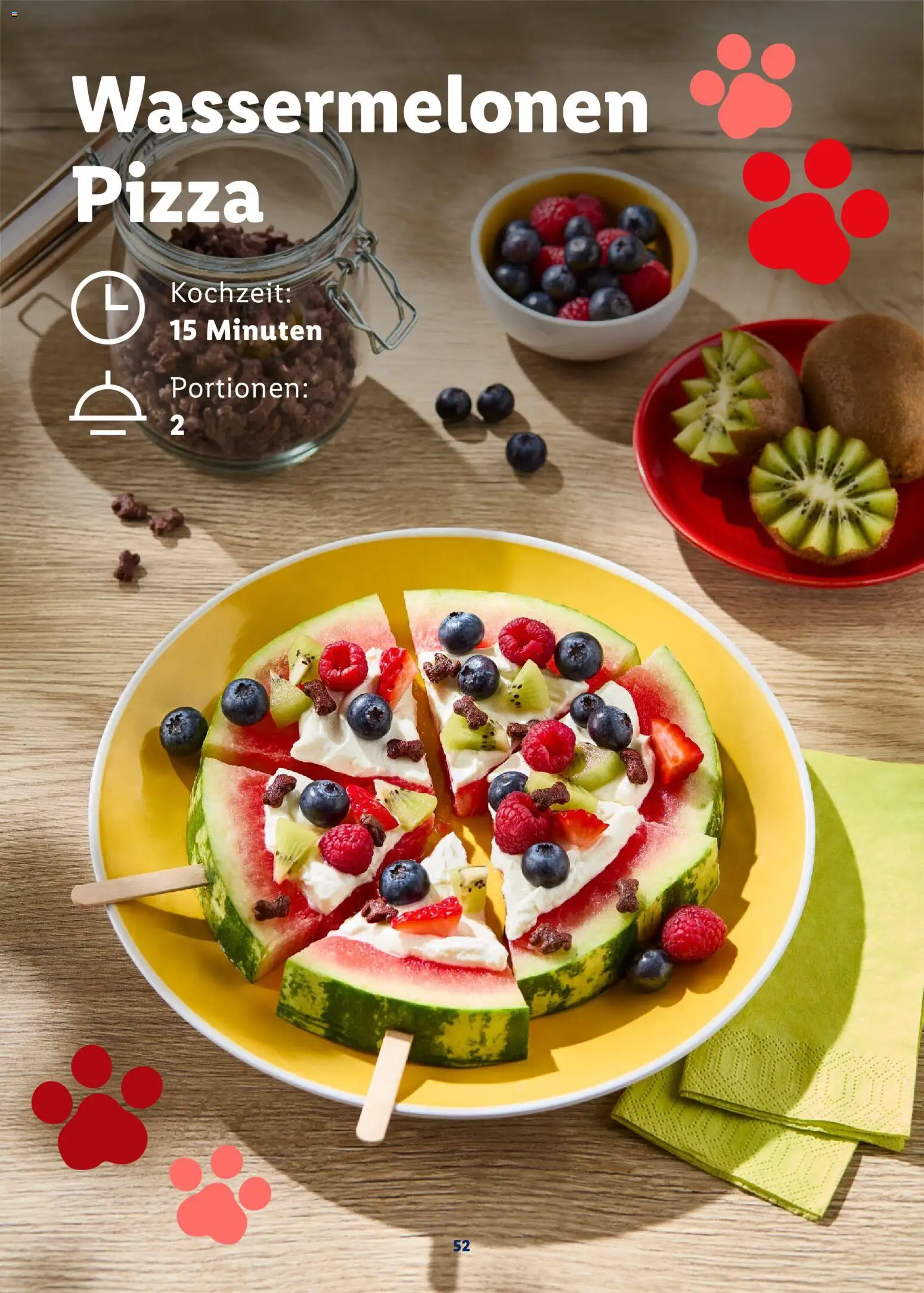 Lidl Německo leták - Paw Patrol od 20.07.2026 | Strana: 52 | Produkty: Pizza