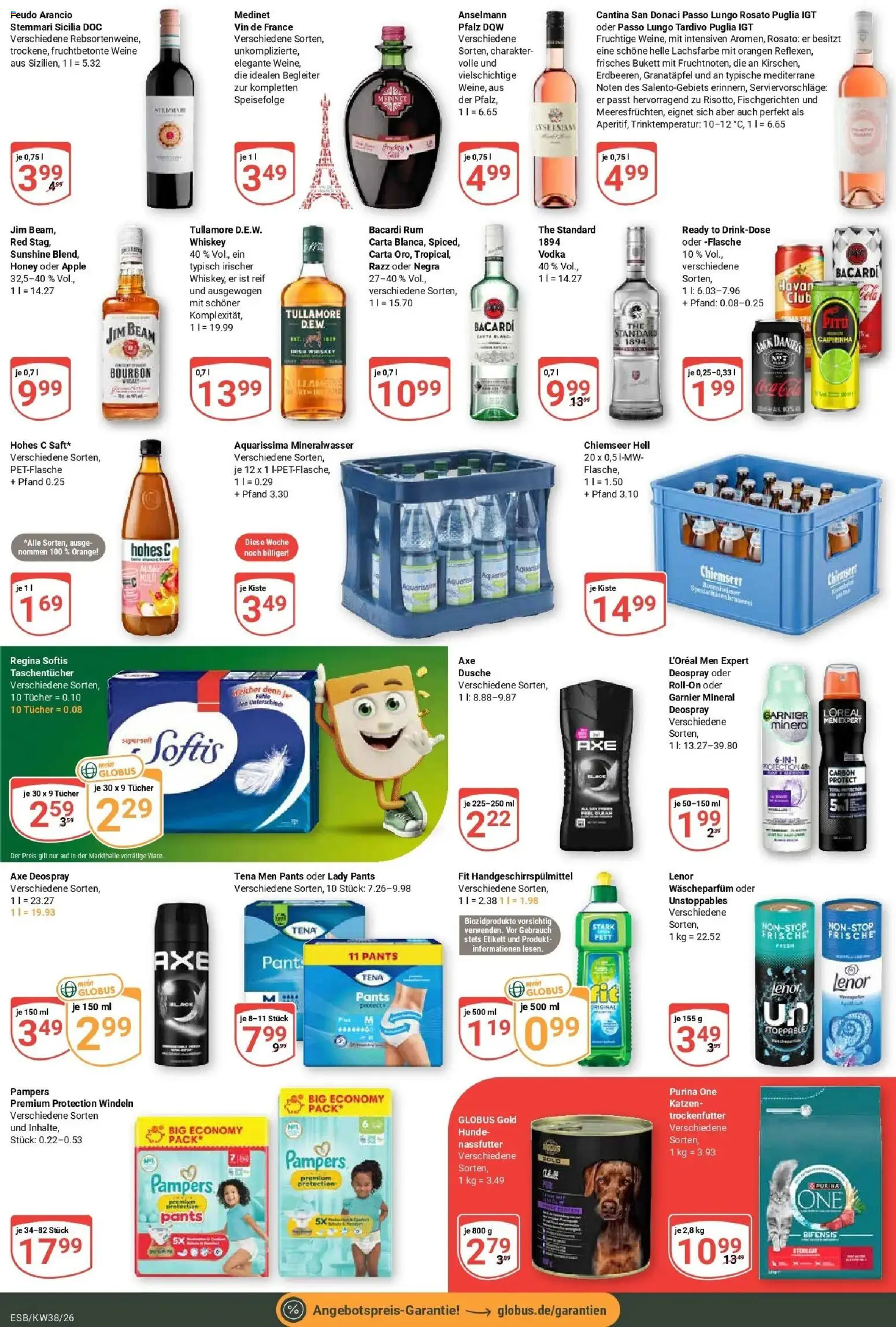 Globus Prospekt Eschborn (ab 14.09.2026) » Angebote online | Seite: 4 | Produkte: Lenor, Granatapfel, Apple, Hohes c