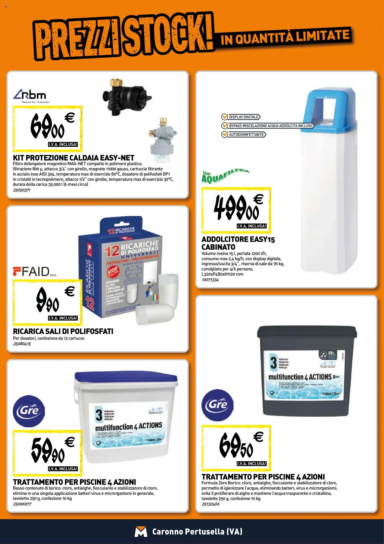 Volantino TECNOMAT del 28.05.2026 | Pagina: 7 | Prodotti: Caldaia, Acqua, Sale, Tablet