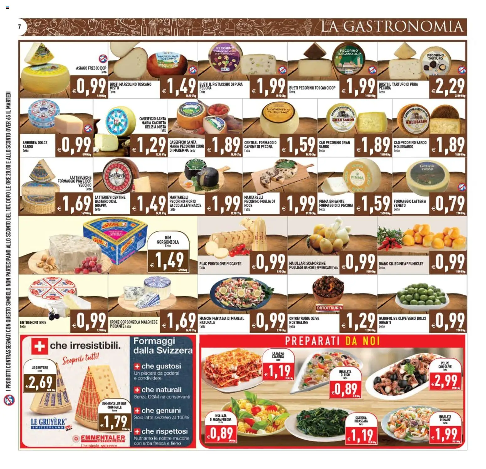 Volantino PIM Supermercati del 10.06.2026 | Pagina: 7 | Prodotti: Tartufo, Riso, Insalata, Formaggio