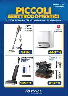 Anteprima del volantino Euronics volantino Piccoli Elettrodomestici valido a partire dal 01/10/2026