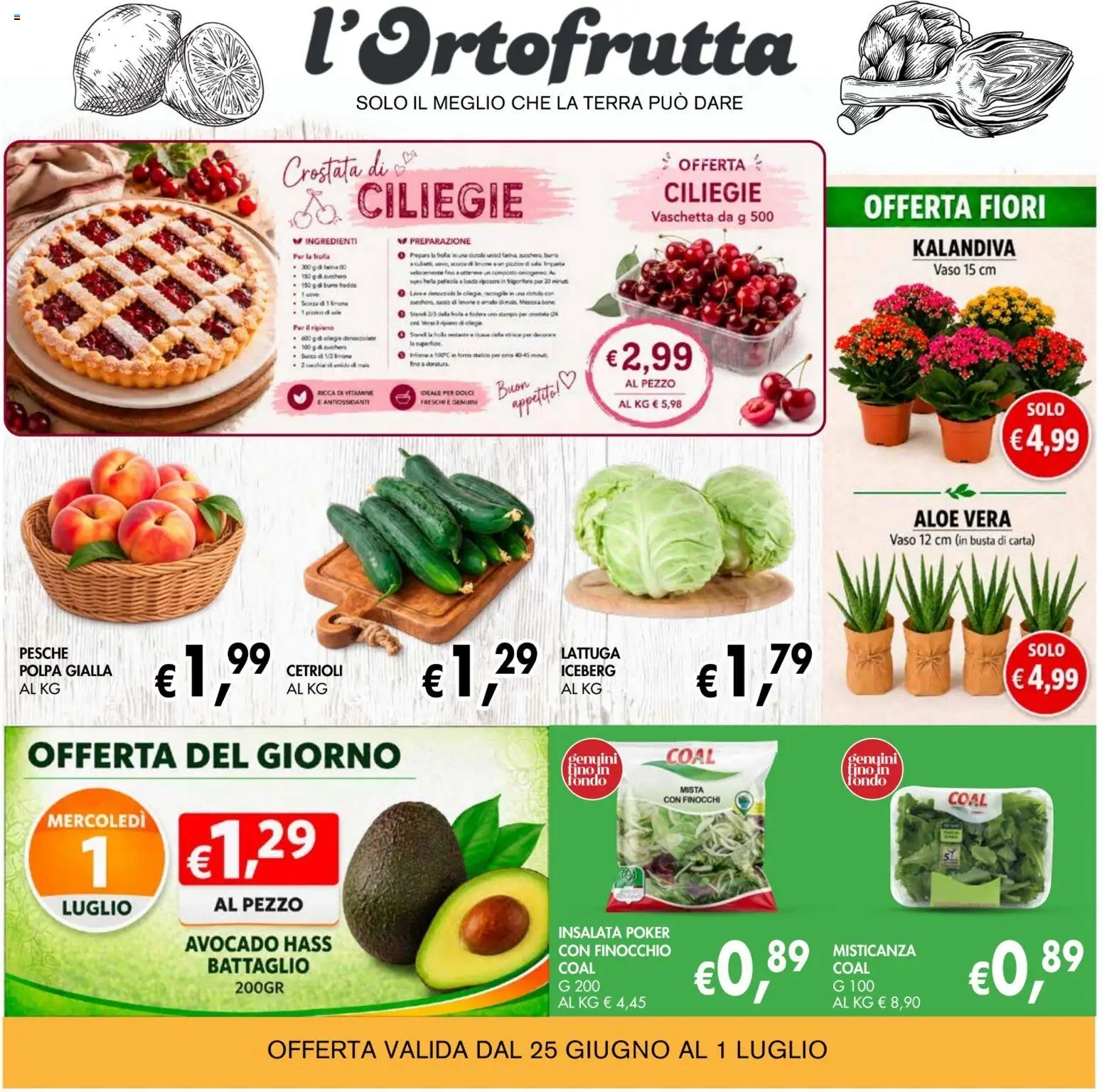 Volantino Coal del 18.06.2026 | Pagina: 3 | Prodotti: Misticanza, Succo, Zucchero, Vaso