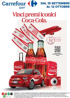 Anteprima del volantino Carrefour volantino Iper Speciale Coca-Cola valido a partire dal 15/09/2026