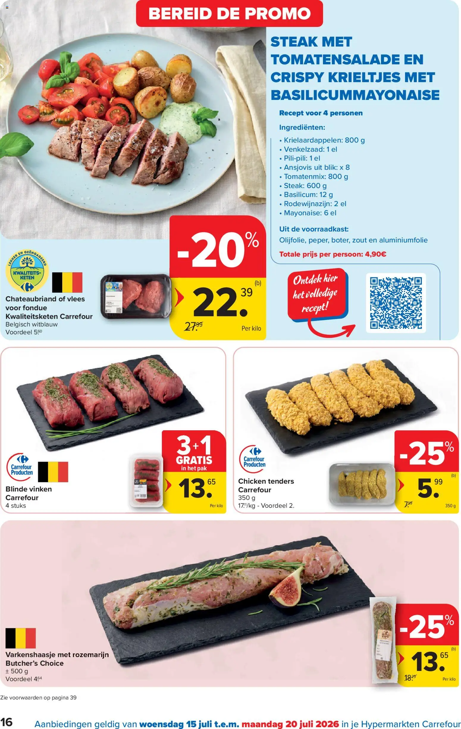 {H1} | Pagina: 16 | Producten: Steak, Krieltjes, Vlees, Zout