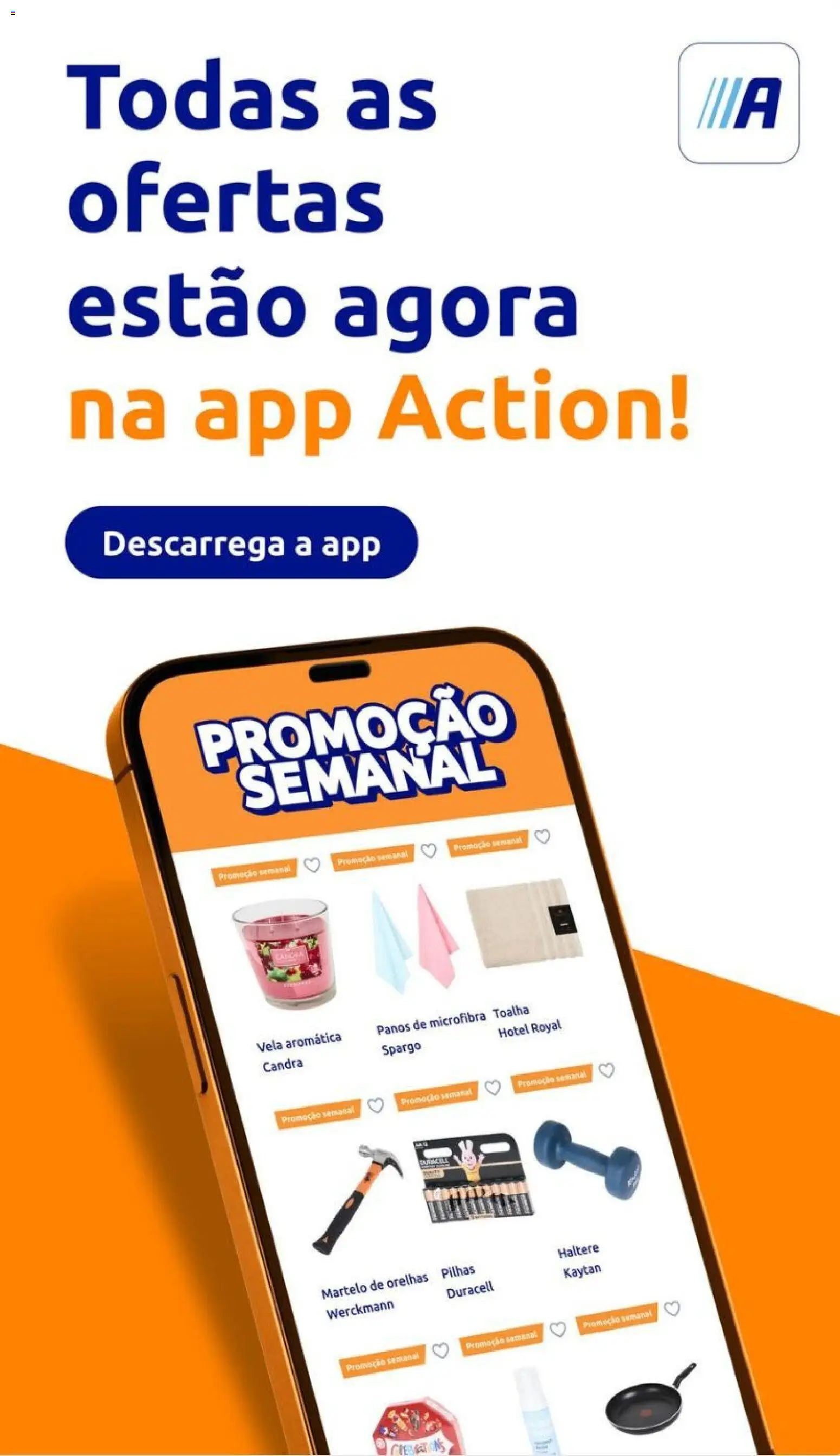 Action folheto │ válido de 12/08/2026 | Página: 23 | Produtos: Pilhas, Martelo