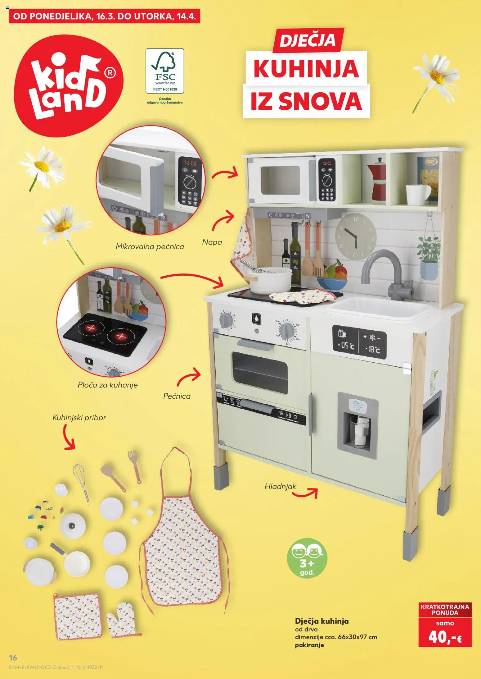 Kaufland katalog | vrijedi od 16.03.2026 | Stranica: 16 | Proizvodi: Hladnjak, Pećnica, Ploča za kuhanje, Mikrovalna pećnica