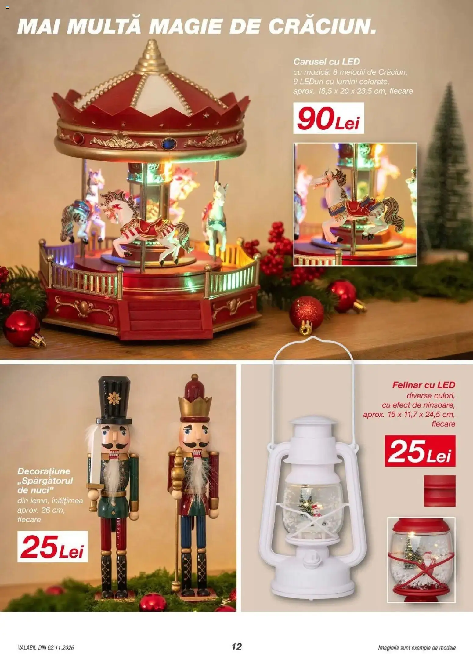 Kik catalog 30.10.2026 - Online magazin Romania | Pagină: 12 | Produse: LED, Felinar, Lumini, Nuci