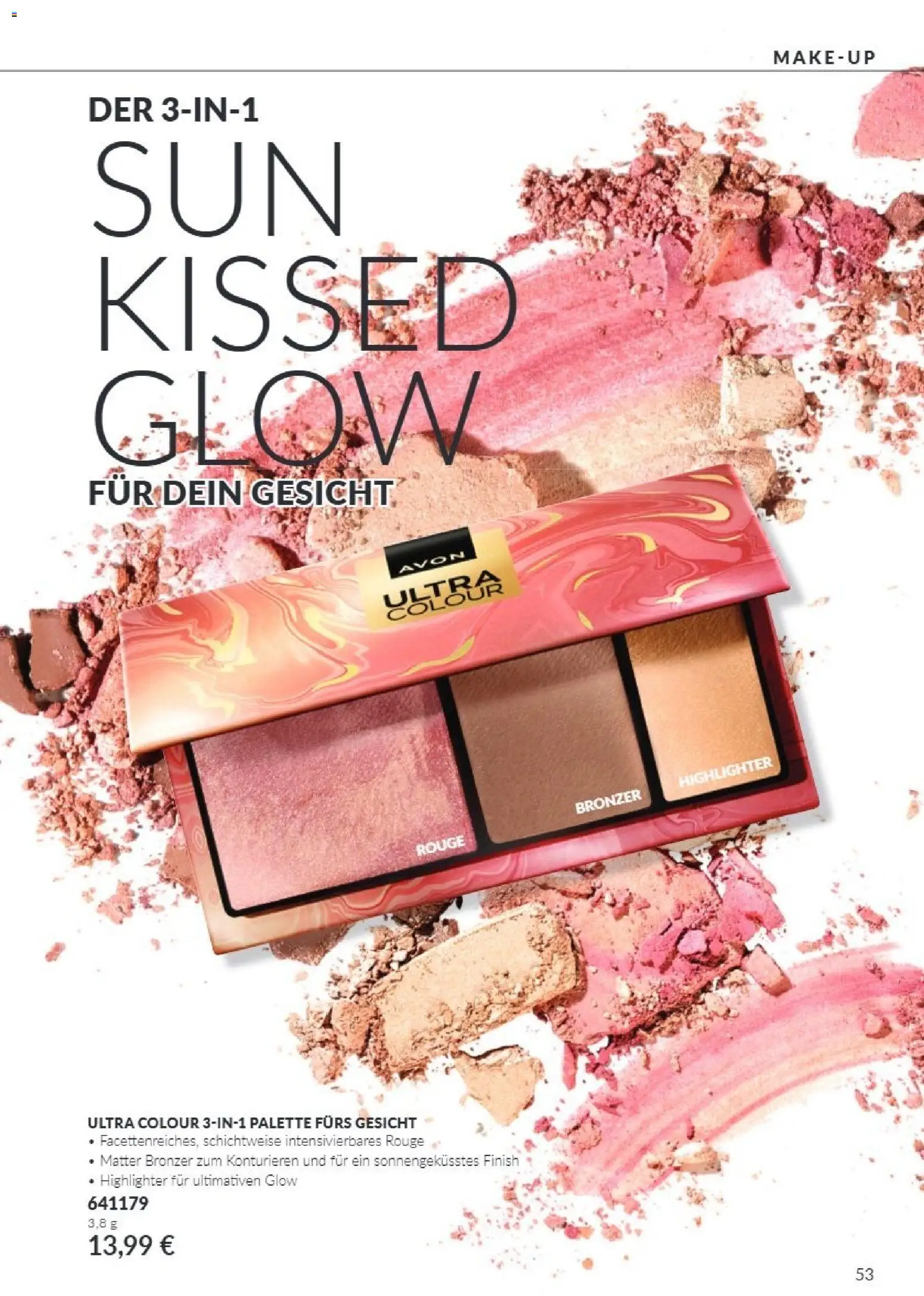 AVON Katalog Oktober 2026 – gültig ab 01.10.2026 | Seite: 53 | Produkte: Bronzer, Rouge, Finish, Highlighter