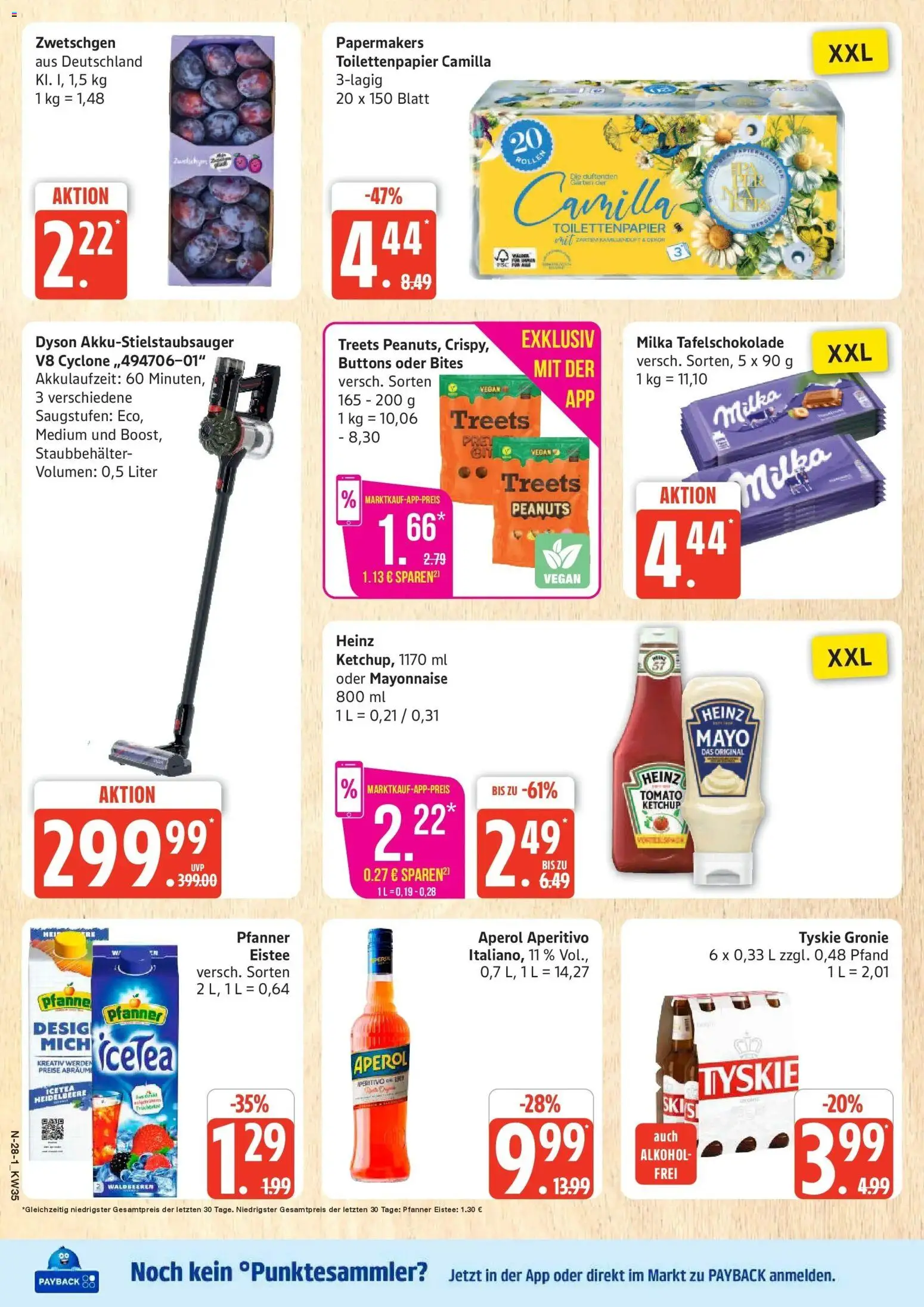 Marktkauf Prospekt Buxtehude (ab 24.08.2026) » Angebote online | Seite: 28 | Produkte: Zwetschgen, Milka, Ketchup, Toilettenpapier