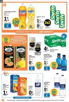 Vista previa E.Leclerc folleto válido desde el 20.05.2026 | Página: 26 | Productos: Piña, Ροζ πιπέρι, Té, Gaseosa
