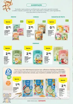 Pré-visualização Continente Bebé Verão válido de 30/06/2026 | Página: 28 | Produtos: Aveia, Abóbora, Arroz, Cereais