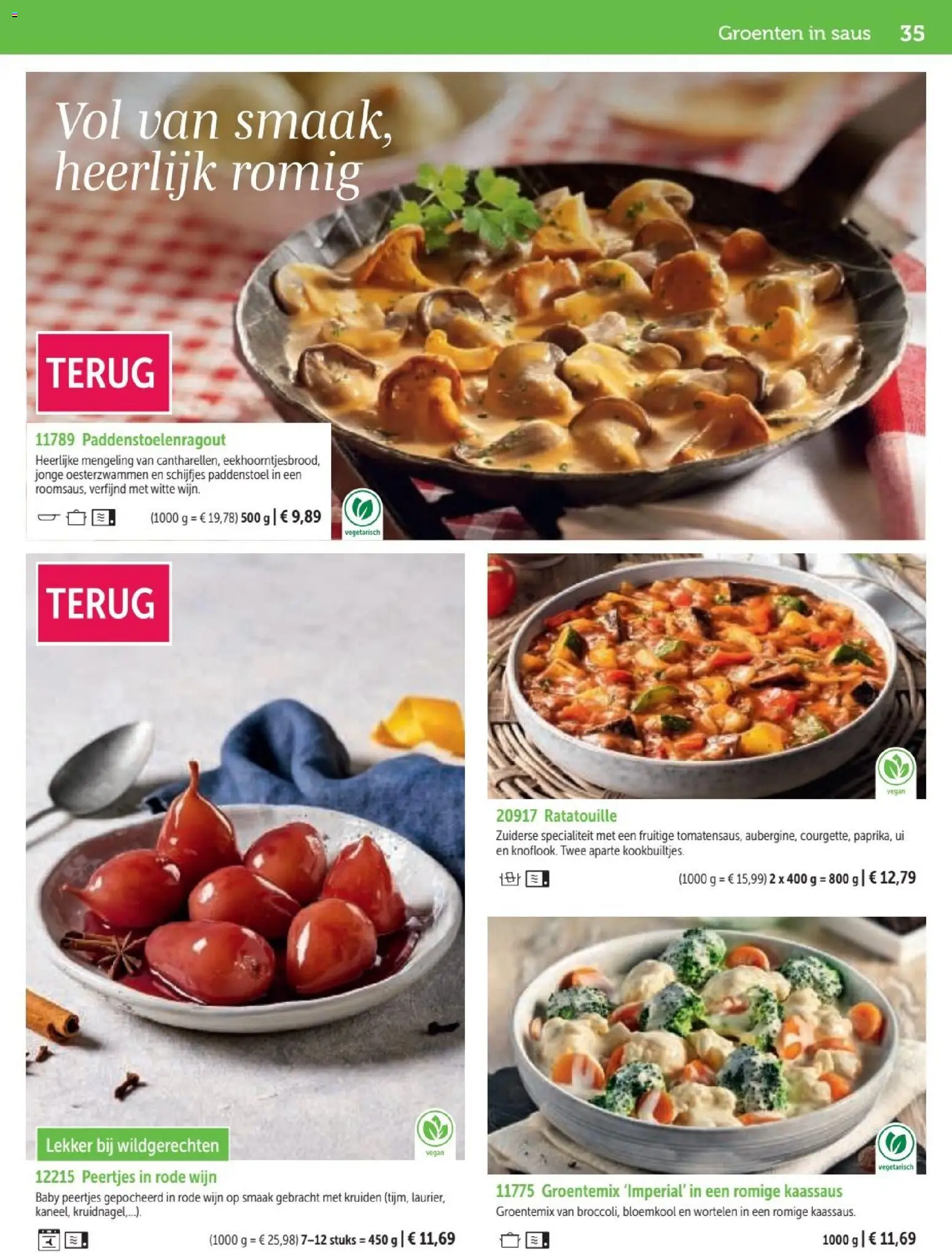 {H1} | Pagina: 35 | Producten: Wijn, Groenten, Bloemkool, Rode wijn
