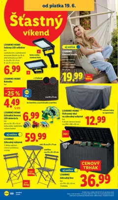 Lidl leták platný od 15.06.2026 | Strana: 94 | Produkty: Nábytok, Kreslá, Led reflektor, Reflektor