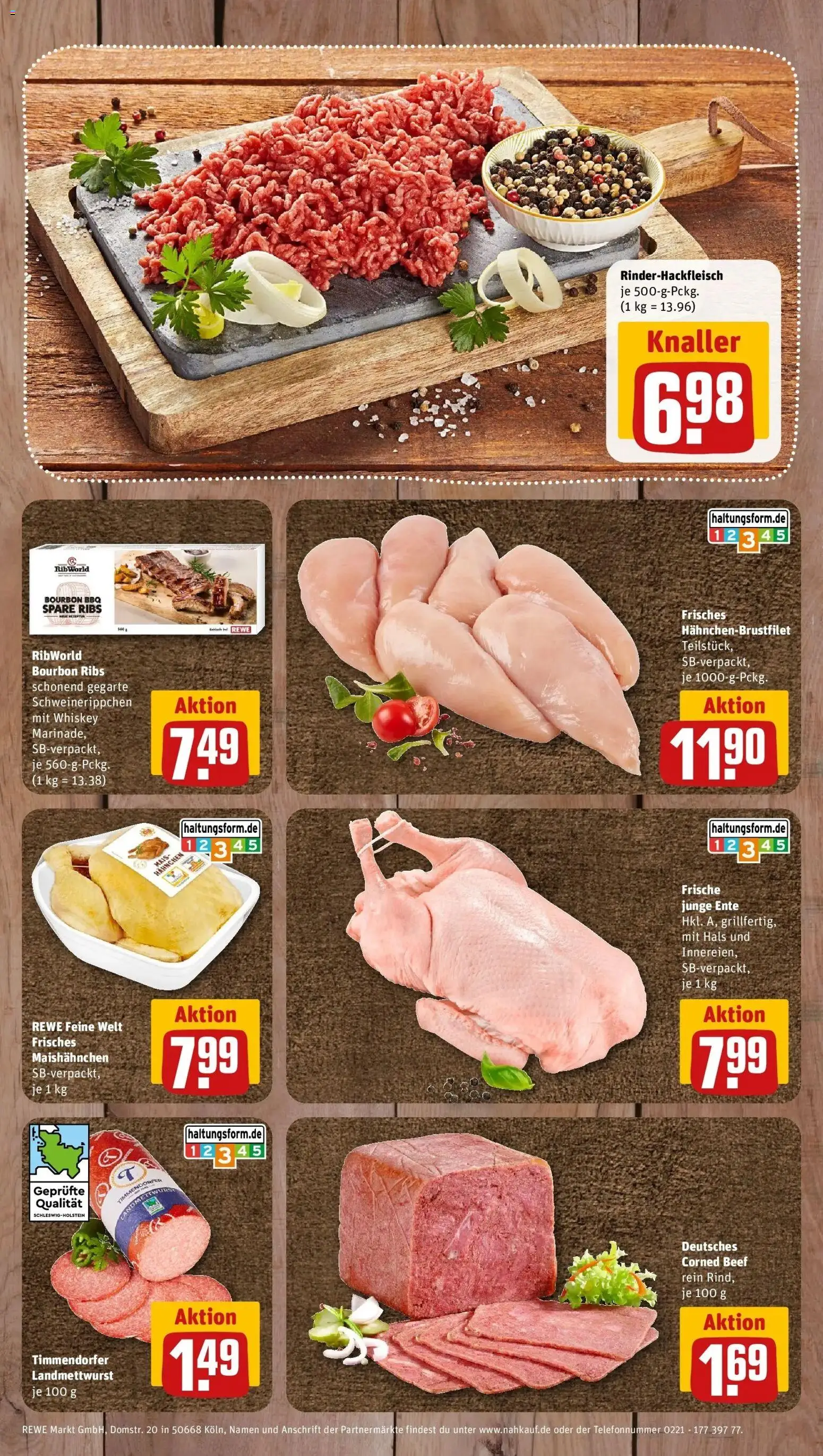 REWE Prospekt ab 28.09.2026 zum Blättern » Angebote | Seite: 8 | Produkte: Mais, Bourbon, Whiskey, Ente