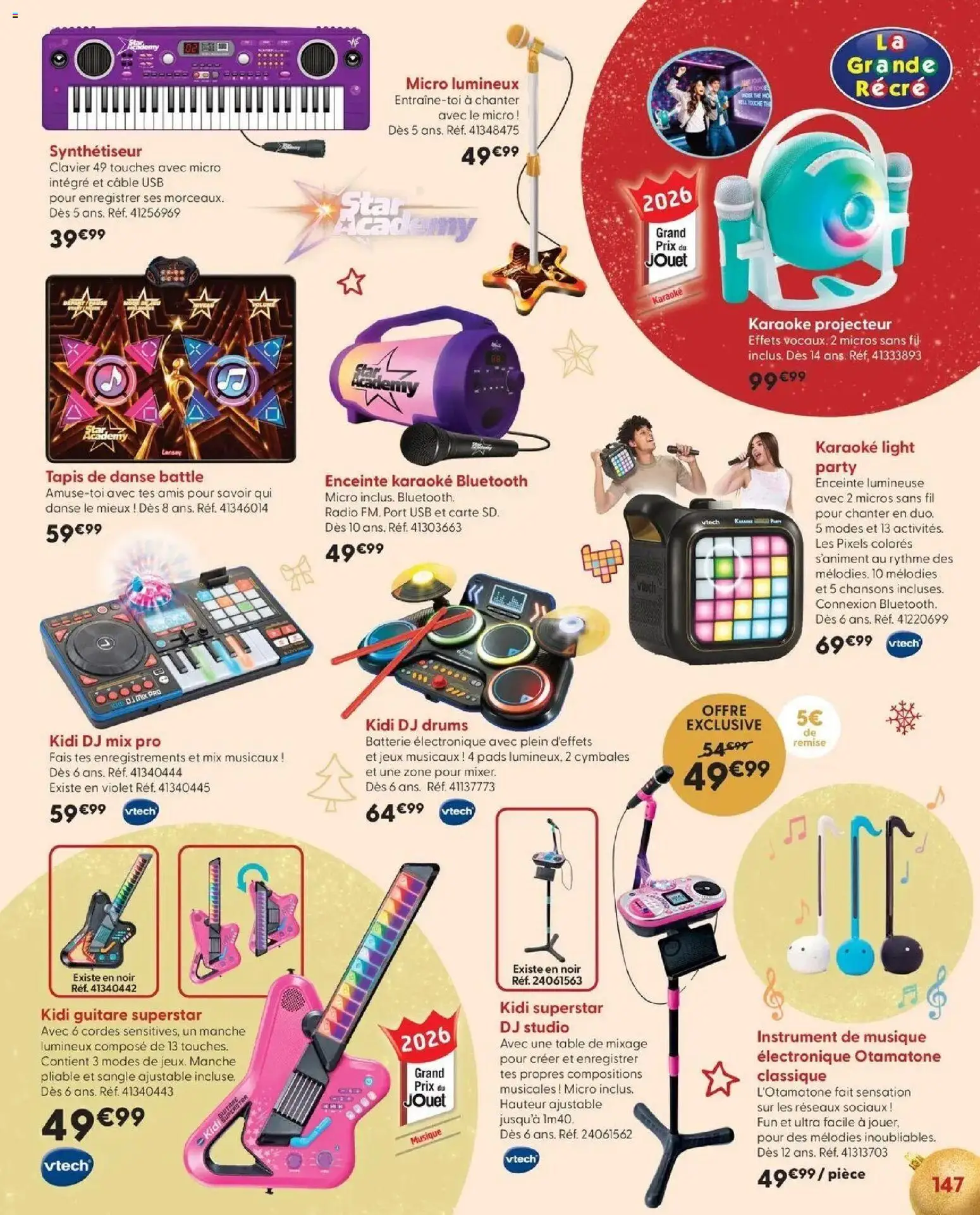 La Grande Récré - LE NOËL DE TOUTES LES PASSIONS à partir du 14/10/2026 - promo en ligne | Page: 147 | Produits: USB, Batterie électronique, Jeux, Thé