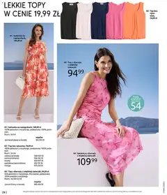 Pogląd oferty "BonPrix Katalog" - ważna od 18.05.2026 | Strona: 28 | Produkty: Mango, Top, Sukienka, Kwiaty