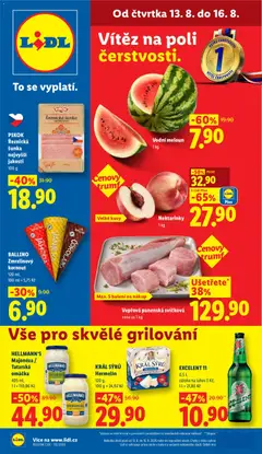 Náhled letáku Lidl leták od 13.08.2026