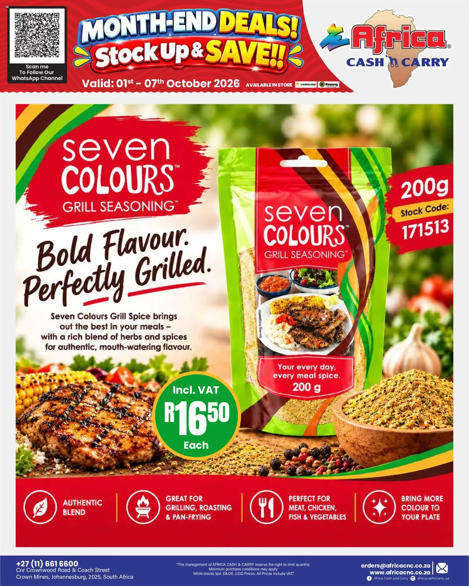 New Africa Cash & Carry catalogue – valid from 01/10/2026 | Page: 30 | Products: Fish, Seasoning, Spices, Herbs