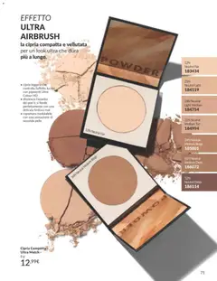 Anteprima del volantino Avon catalogo - campagna 9/2026 valido a partire dal 01/09/2026 | Pagina: 71 | Prodotti: Cipria