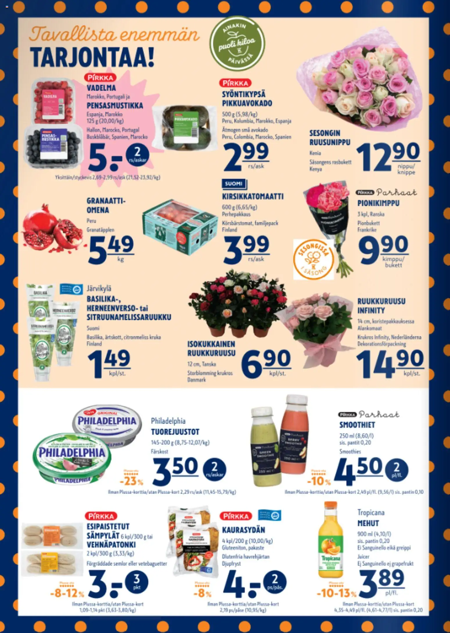 K-Supermarket tarjoukset – voimassa 07.05.2026 alkaen | Sivu: 2 | Tuotteet: Juicer, Avokado, Basilika, Greippi