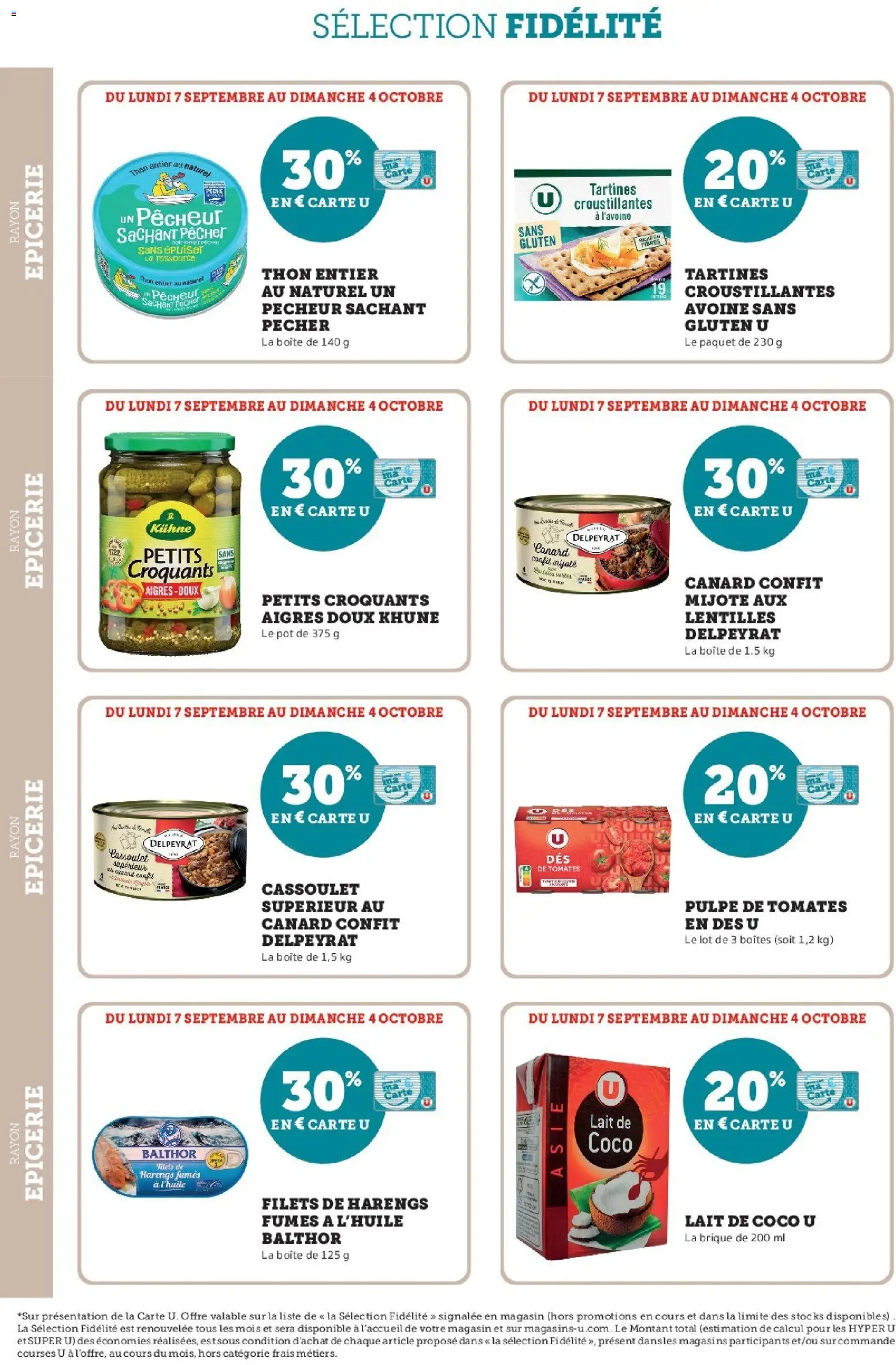 {H1} | Page: 28 | Produits: Canard, Brique, Lait, Tomates