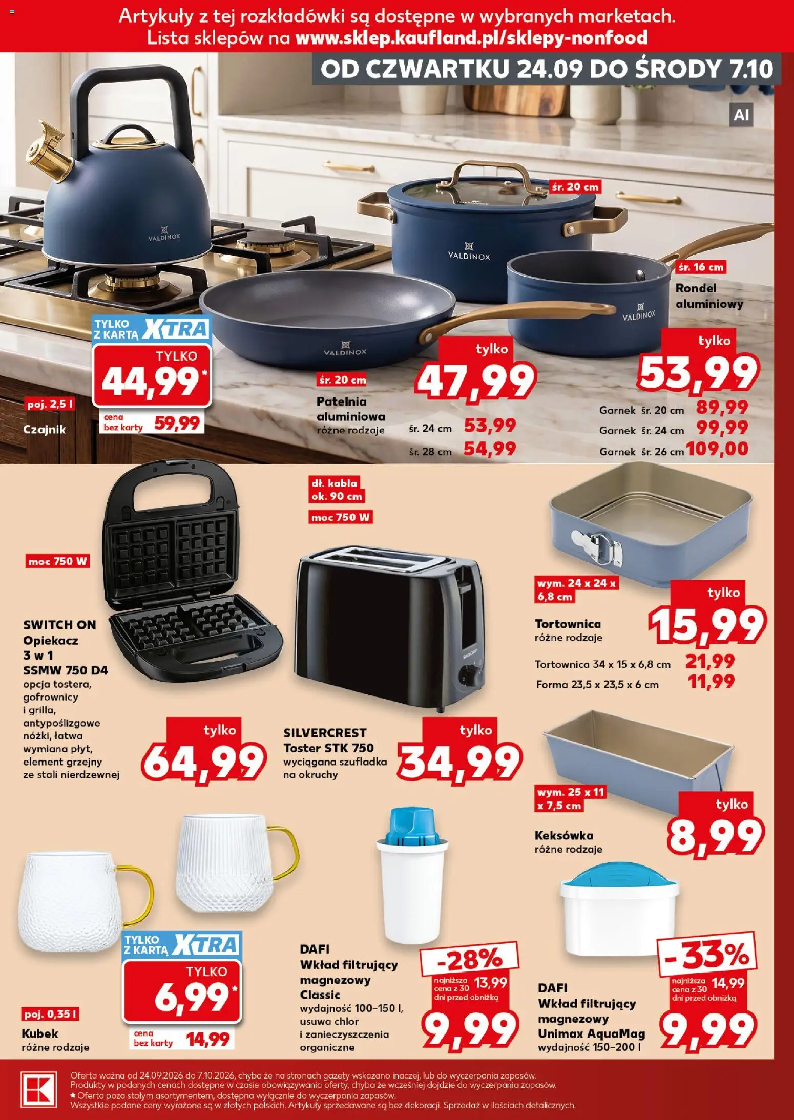 Kaufland Polsko leták - Złap okazje od 24.09.2026 | Strana: 9 | Produkty: Rondel, Forma, Switch On, Karty