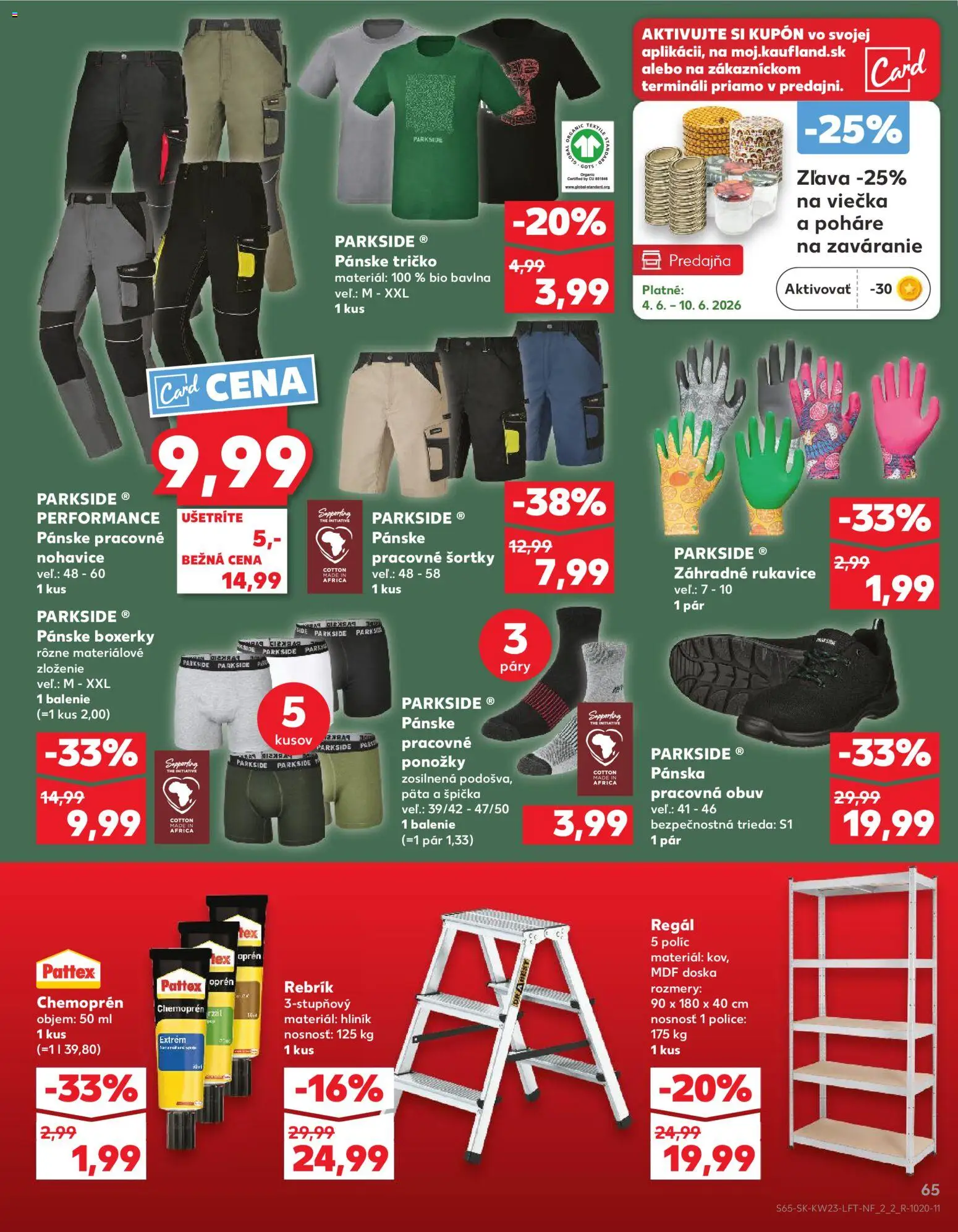 Nové Kaufland akcie – leták je platný od 04.06.2026 | Strana: 65