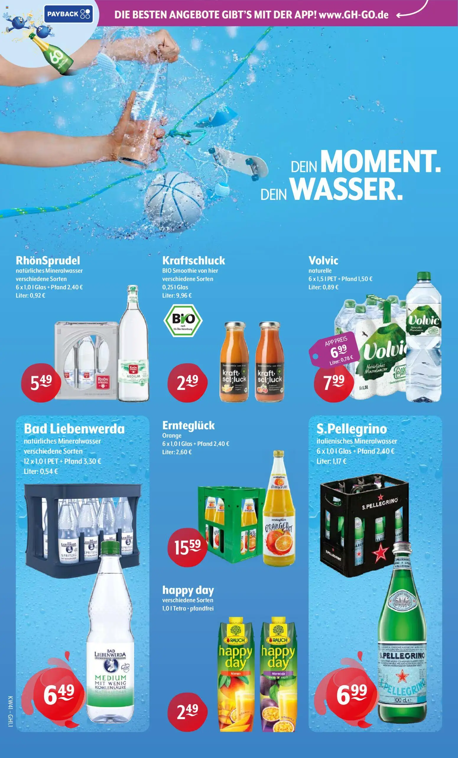 Getränke Hoffmann Prospekt – gültig ab 05.10.2026 | Seite: 2 | Produkte: Bad, Mineralwasser, Rhonsprudel, Volvic