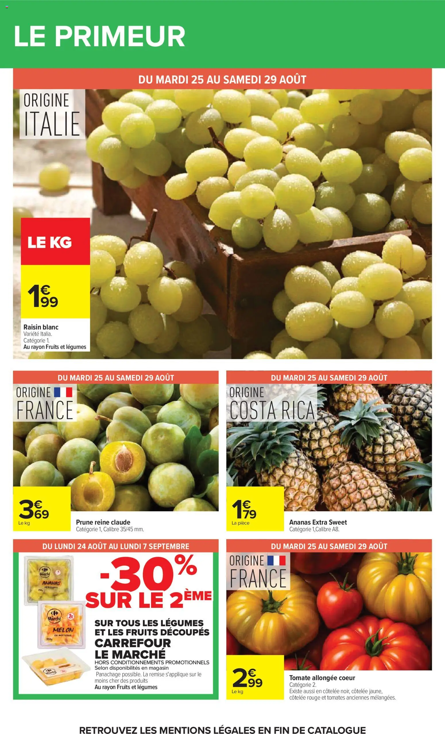 {H1} | Page: 32 | Produits: Melon, Tomate, Tomates, Ananas